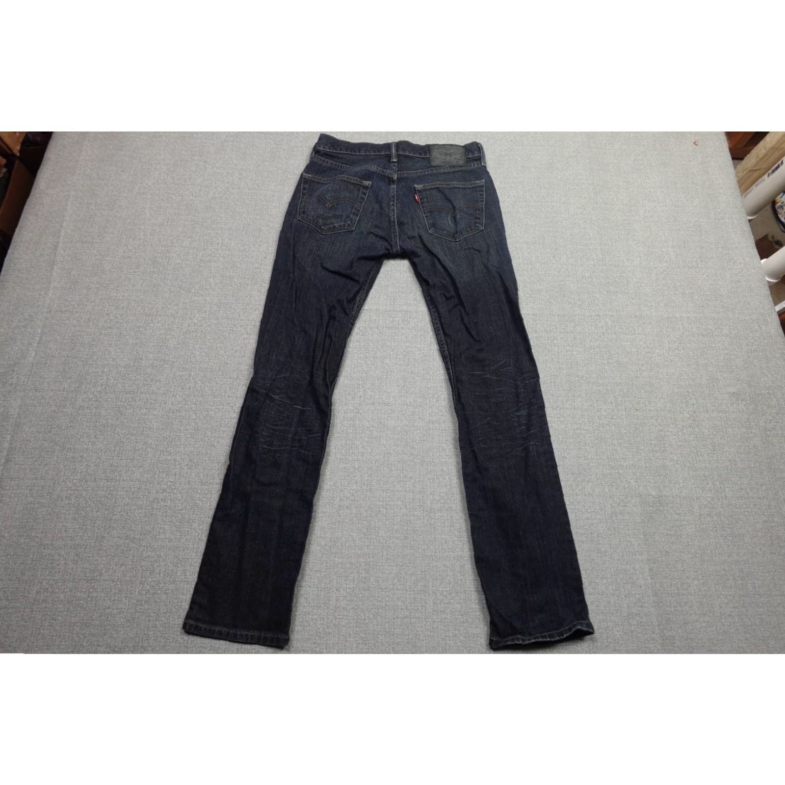 Levi's Levi's 511 Jeans Slim 30x32 Jeans Mens Blue Dark Wash Denim Stretch Tapered Comfort Size US 30 / EU 46 - 5 Thumbnail
