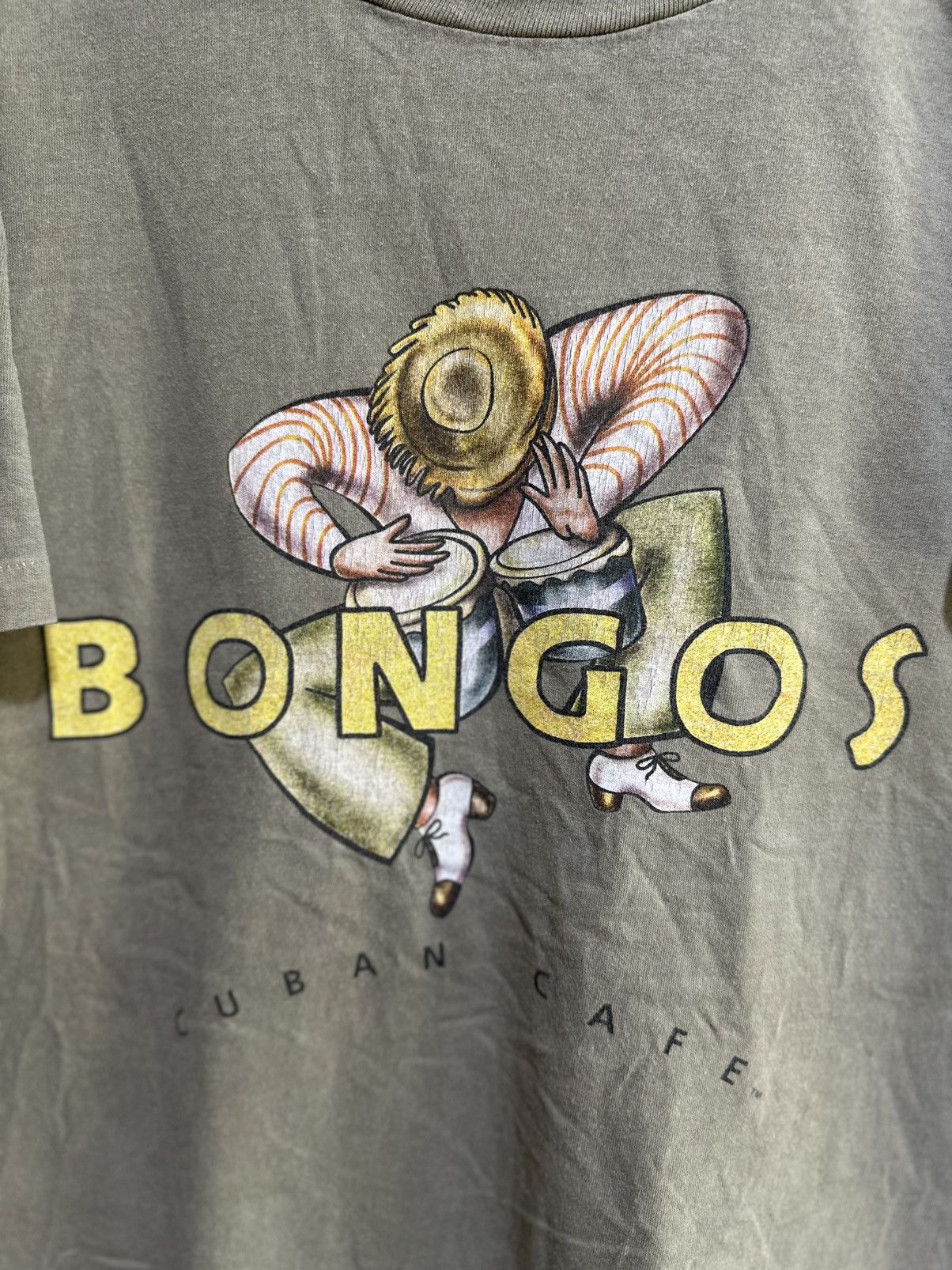 Sears × Vintage Vintage Bongos Cuban Cafe Faded Tee Size US L / EU 52-54 / 3 - 2 Thumbnail