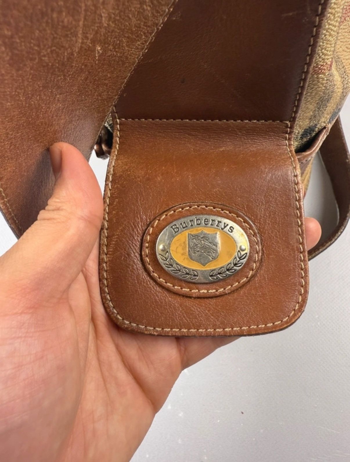 Burberry Burberry bucketbag vintage whit novacheck monogram Size ONE SIZE - 15 Thumbnail