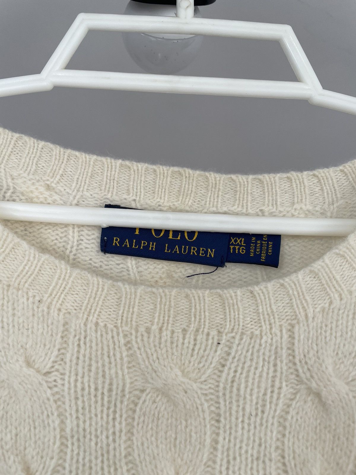 Polo Ralph Lauren Rare🔥 Cashmere Polo Sweater Size US XL / EU 56 / 4 - 5 Thumbnail