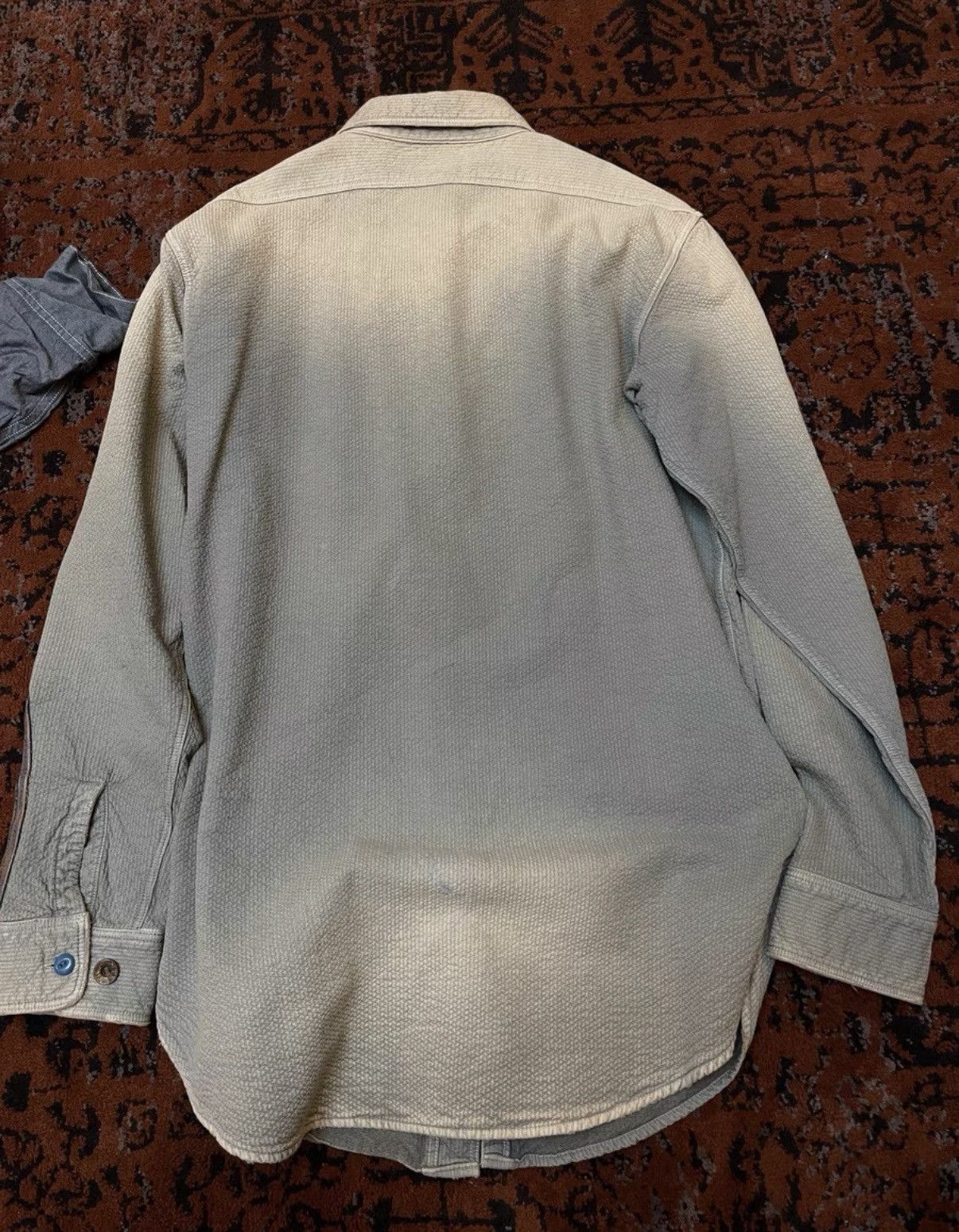 Kapital Kapital Kountry Series Mud-Dyed Sun-Faded Vintage Shirt Size US S / EU 44-46 / 1 - 6 Thumbnail