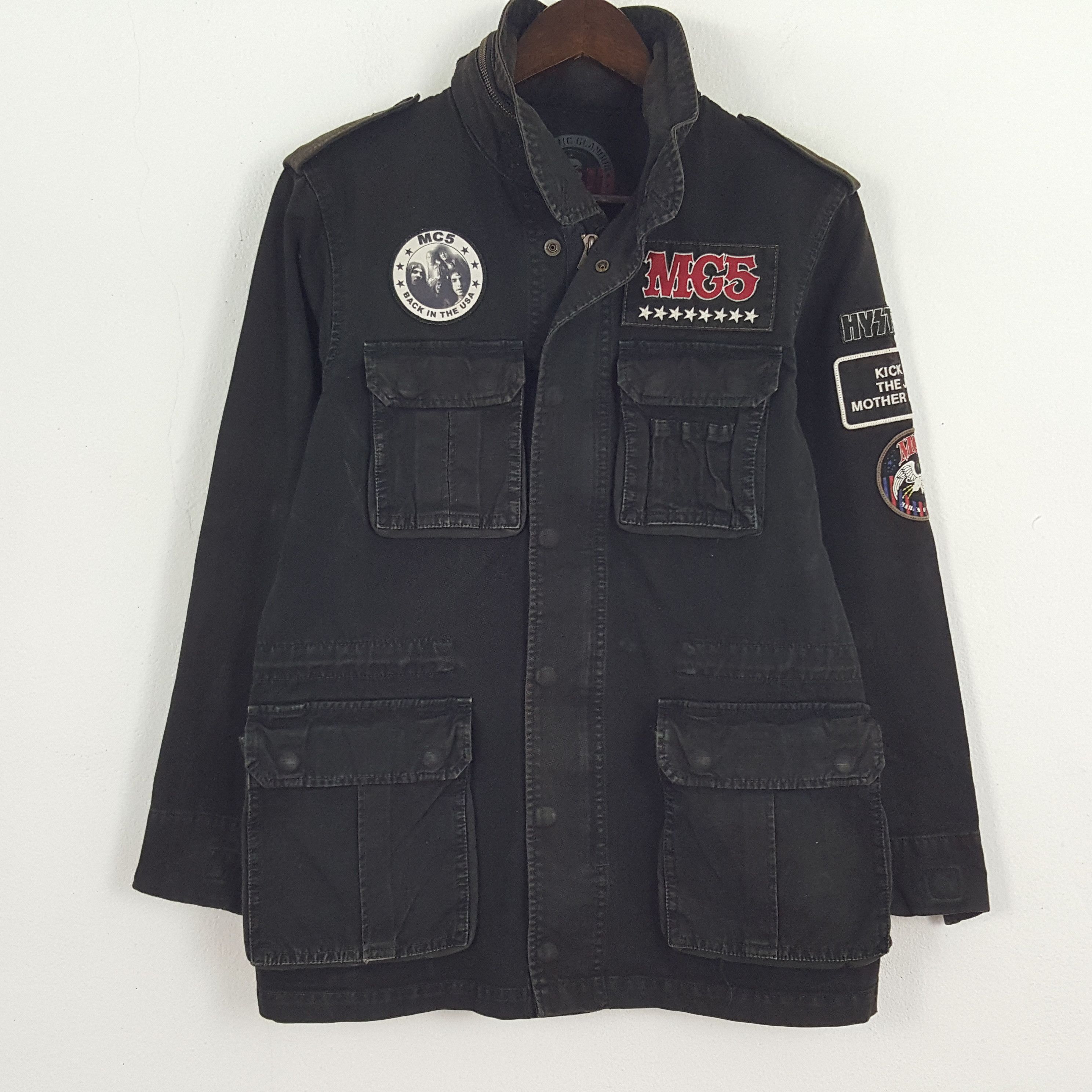 Hysteric Glamour × Japanese Brand × Vintage Vintage Hysteric Glamour Japan Custom Art Logo Dunk Jacket Size US S / EU 44-46 / 1 - 3 Thumbnail