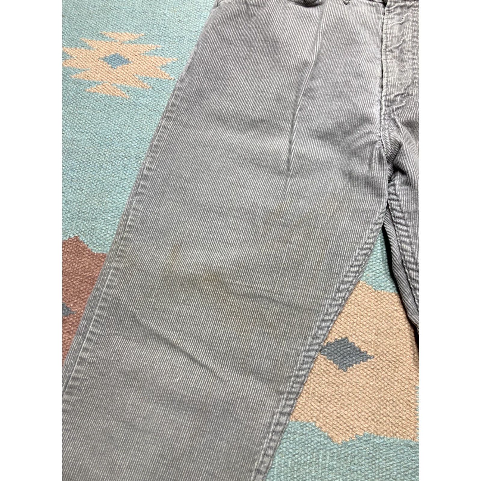 Levi's VINTAGE Levi’s 519 Corduroy Pants Straight 32x29 Gray Made in USA Mens Size US 32 / EU 48 - 7 Thumbnail