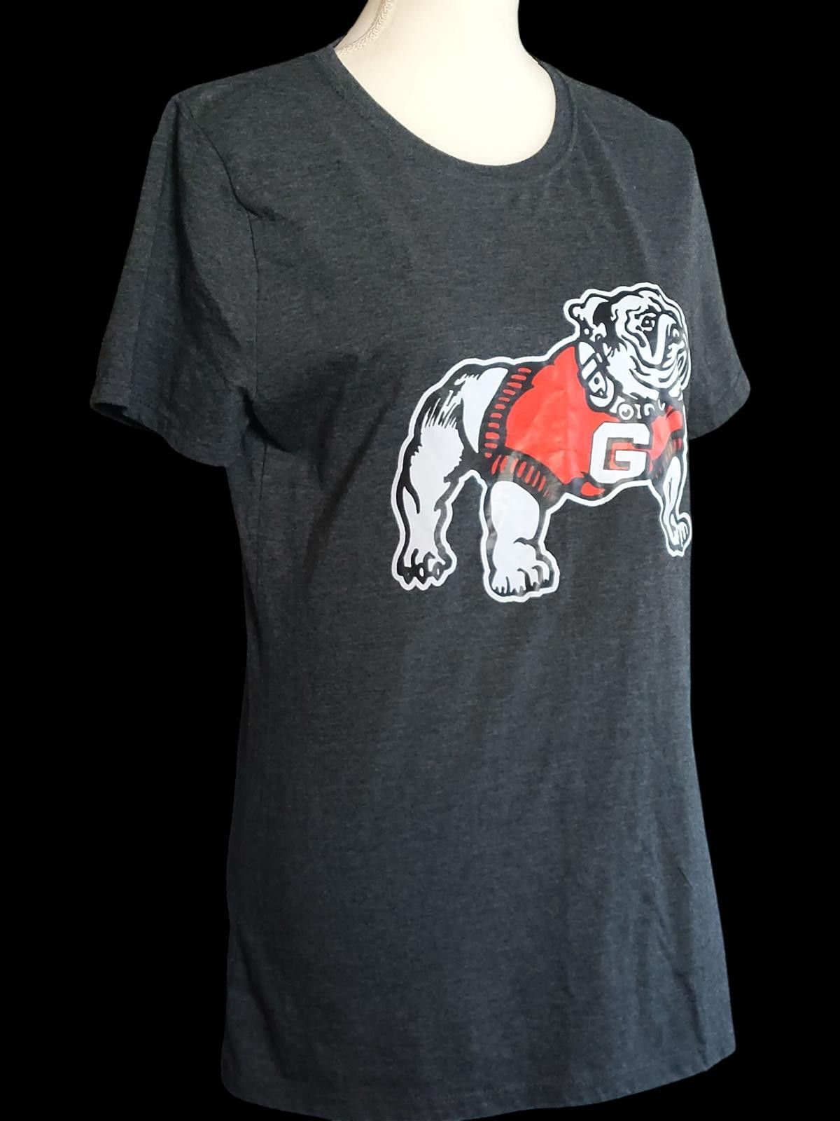 Other Vintage Brand Women's Gray Georgia Bulldogs Graphic T-Shirt Size M / US 6-8 / IT 42-44 - 4 Thumbnail