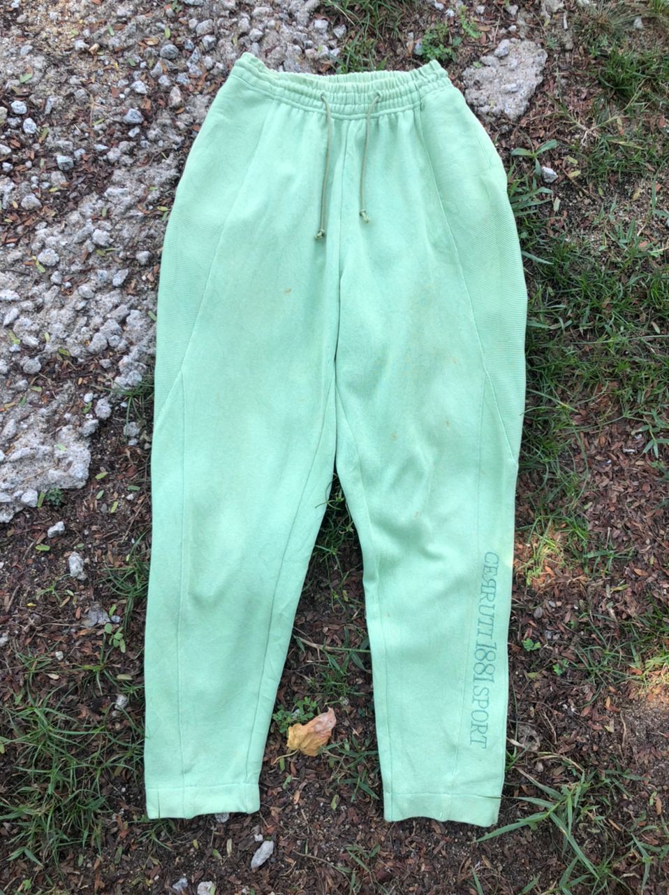 Cerruti 1881 × Designer × Vintage Vintage 90s Cerutti 1881 Sport SpellOut Jogger Pants Size US 30 / EU 46 - 1 Thumbnail