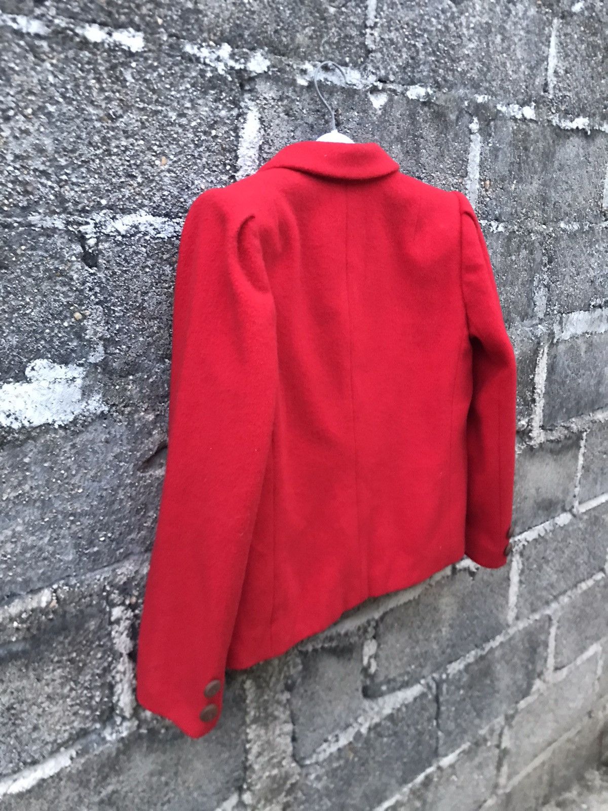 Designer × Japanese Brand × Vintage ⚡️Vintage J.b Pumpkin Wool Double Breasted Cropped Coat Size S / US 4 / IT 40 - 13 Thumbnail
