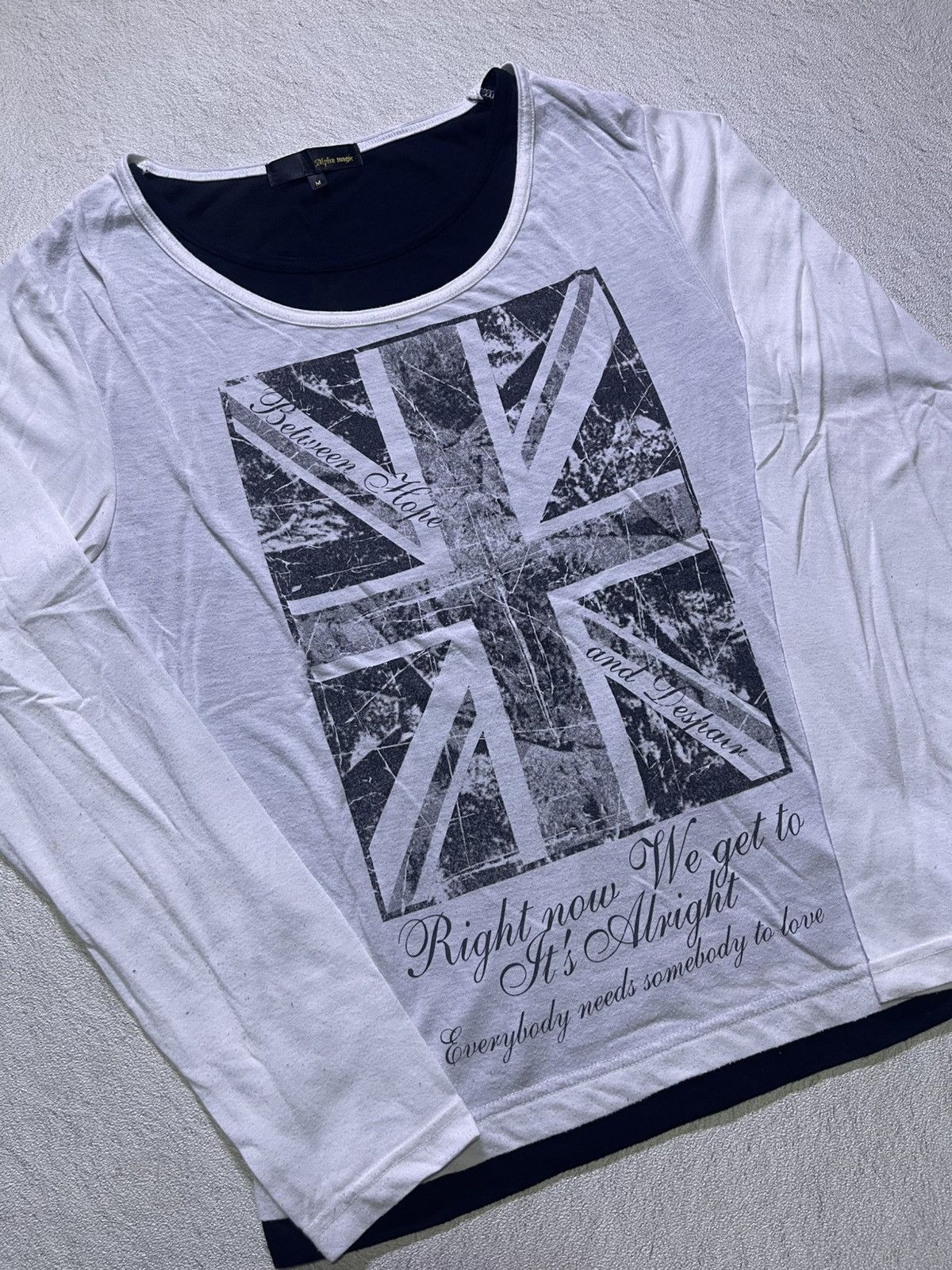Japanese Brand Y2K ALPHA MAGIC long sleeve tshirt Size US M / EU 48-50 / 2 - 2 Thumbnail
