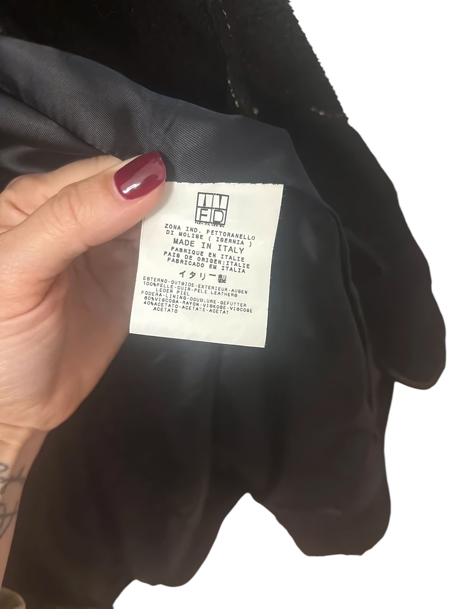 Roberto Cavalli ARCHIVE RAW CUT CALFSKIN LEATHER JACKET Size M / US 6-8 / IT 42-44 - 7 Thumbnail