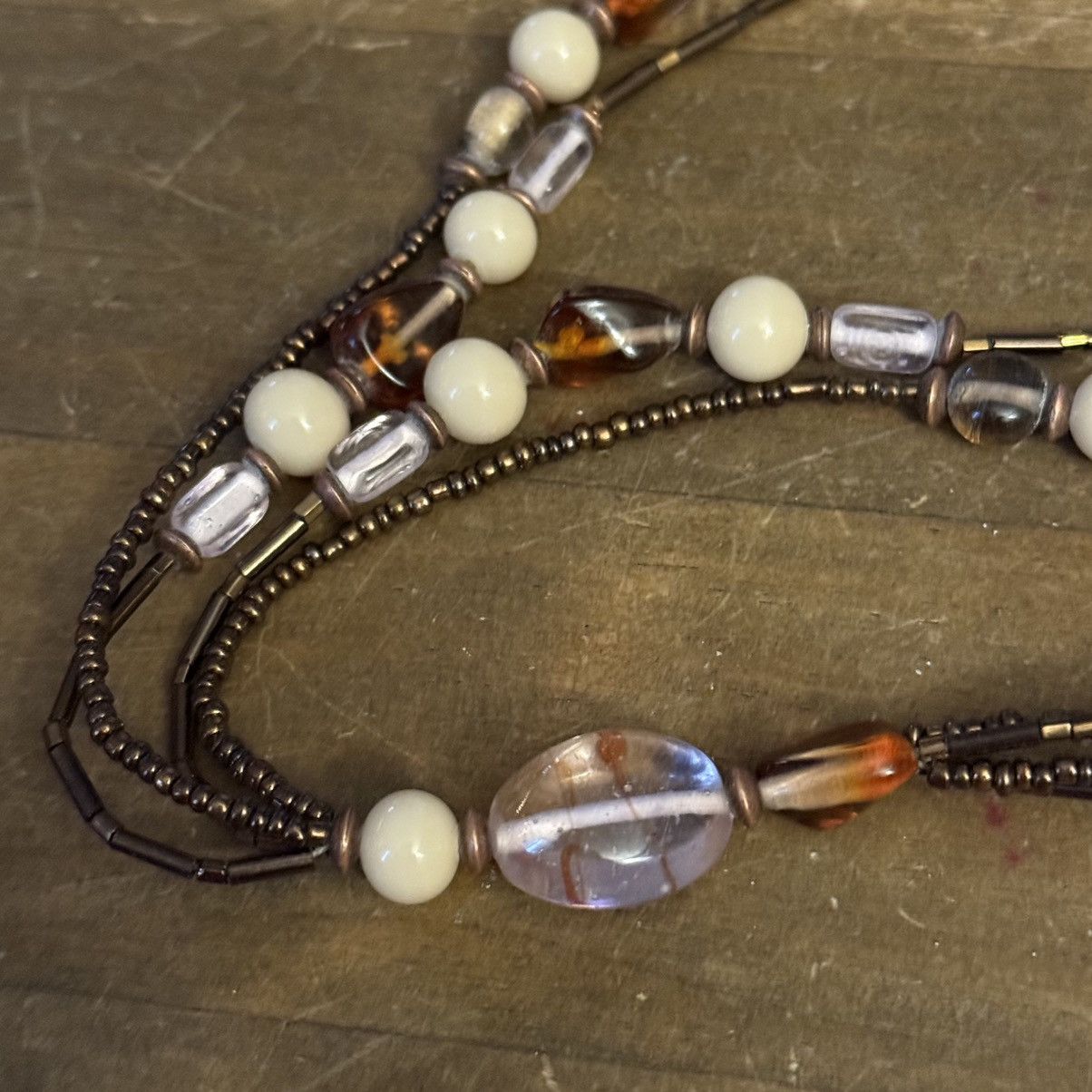 Other Double strand beaded Y tassel necklace Size ONE SIZE - 3 Thumbnail