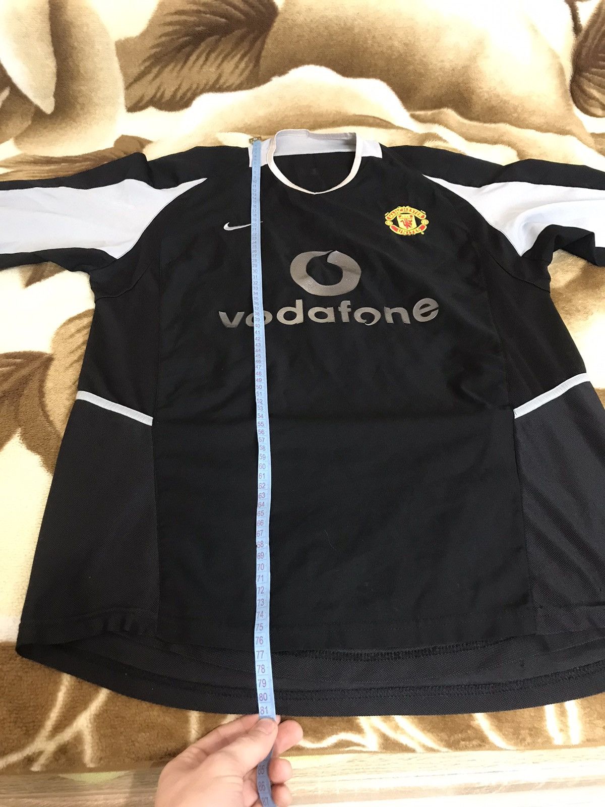 Nike × Vintage 🔥 Rare NIKE MANCHESTER UNITED Vodafone 2002 Jersey Shirt Size US L / EU 52-54 / 3 - 14 Thumbnail