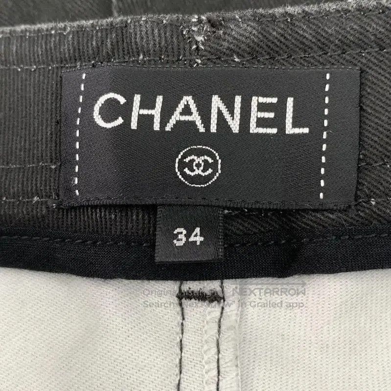 Chanel Chanel Black Cotton Ladies Jeans . Size 22" - 7 Thumbnail