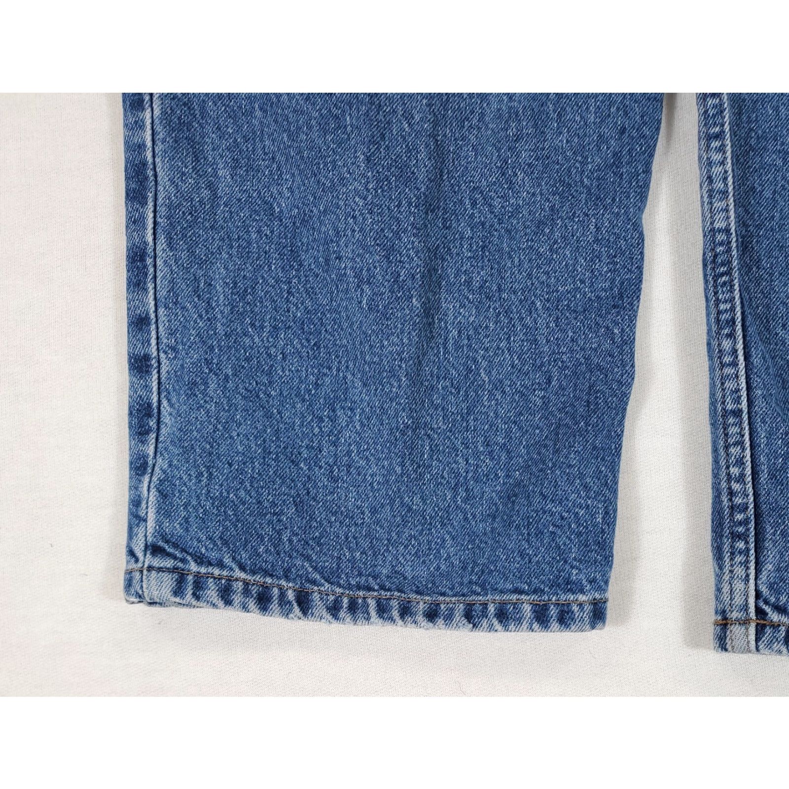 Tommy Hilfiger VINTAGE Tommy Hilfiger Jeans Baggy Wide-Leg Mens 38x30 Blue 90s Y2K Size US 38 / EU 54 - 8 Thumbnail