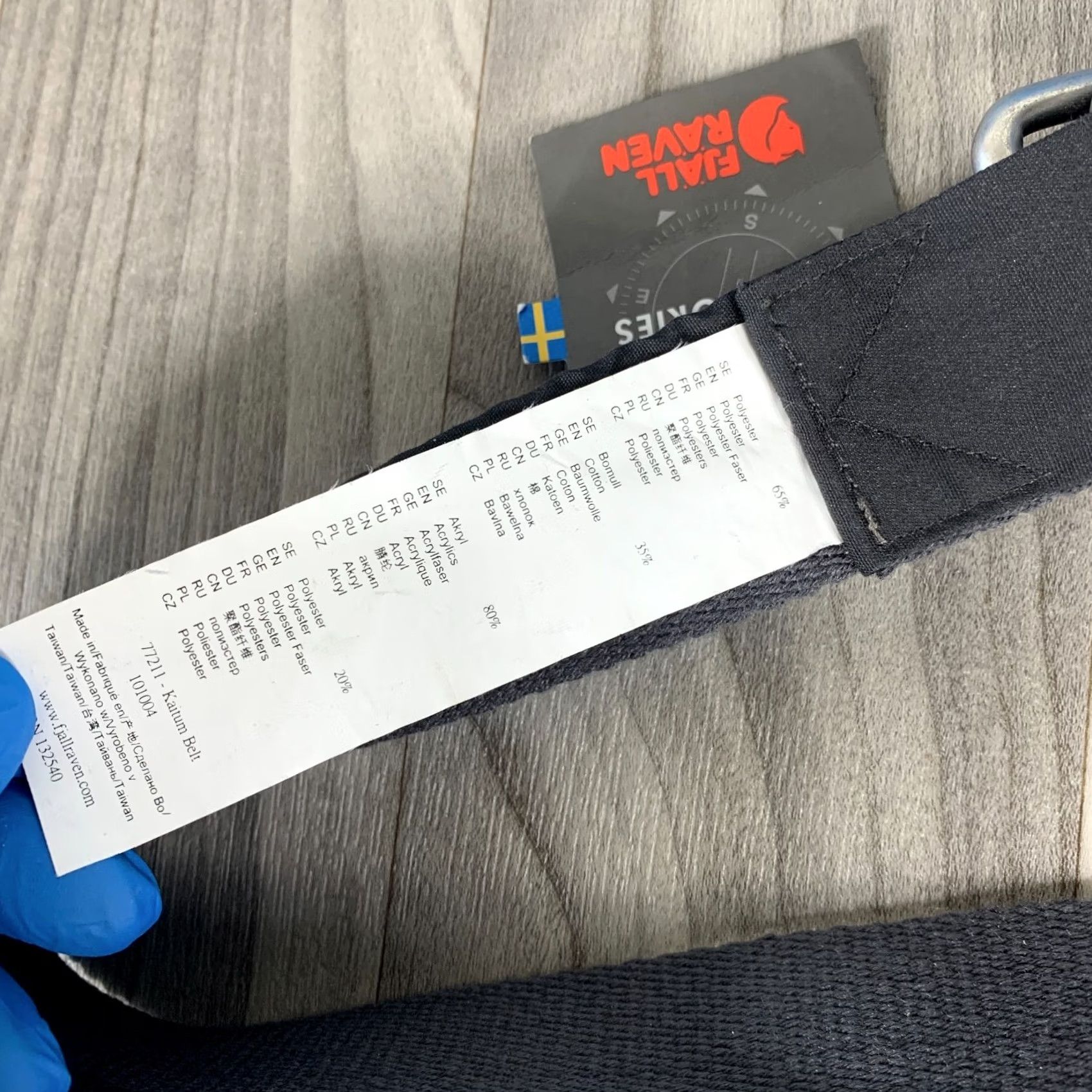 Vintage Fjallraven Belt 77211 One Size Dark Gray 120cm Adjustable Buckle Men Outdoor Nature Hiking Trekking Regular Modern Outdoor Belt Size ONE SIZE - 4 Thumbnail