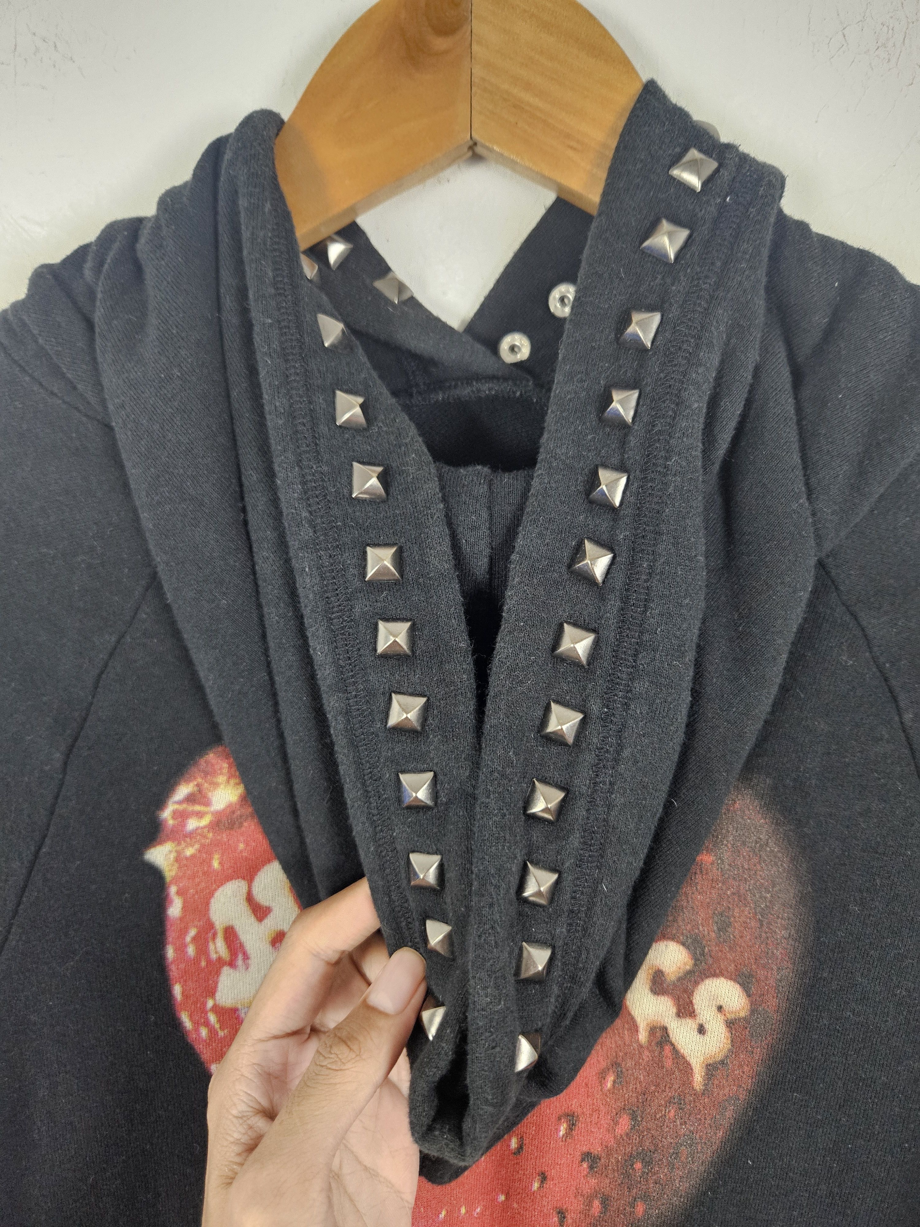 Hysteric Glamour Hysteric Glamour Skull Strawberry studded hoodie sweater Size S / US 4 / IT 40 - 4 Thumbnail
