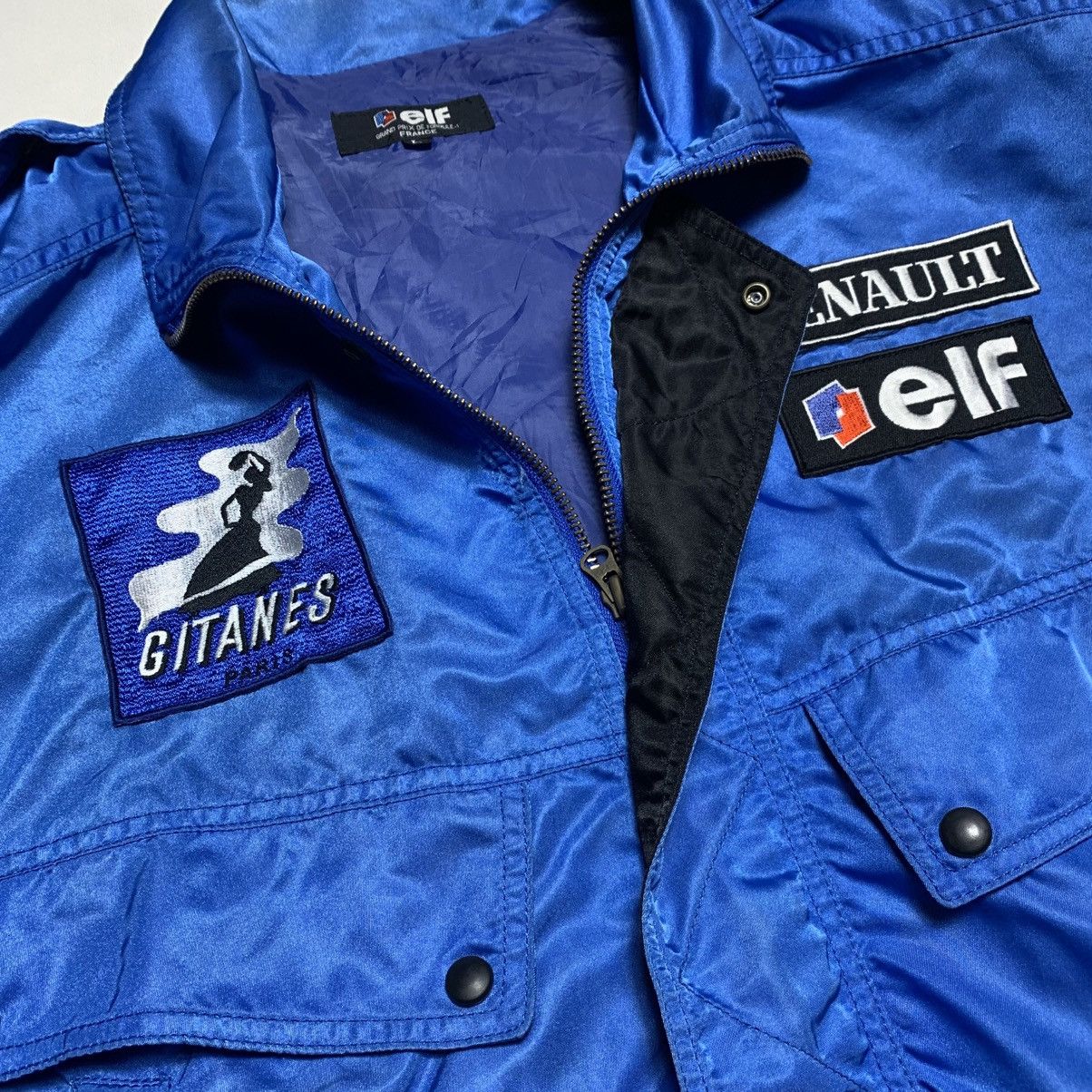 Gear for Sports × Sports Specialties Vintage ♠️ Vtg 90s Elf Renault Grand Prix Formule 1 Gitanes Size US L / EU 52-54 / 3 - 11 Thumbnail
