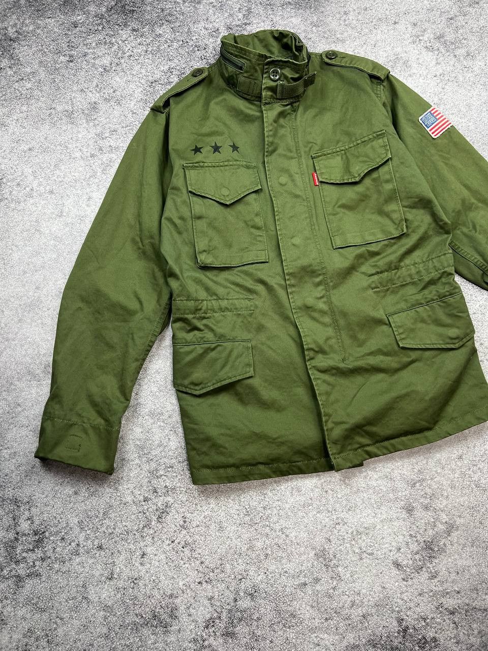 Stussy Vintage Stussy Troops Military M65 Y2K Canvas Jacket Size US M / EU 48-50 / 2 - 2 Thumbnail
