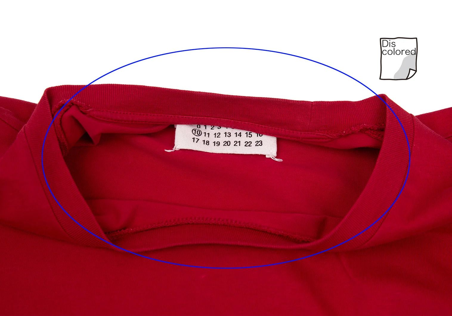 Maison Margiela Crew Neck T-Shirt in Red Size 46 Size US S / EU 44-46 / 1 - 5 Thumbnail