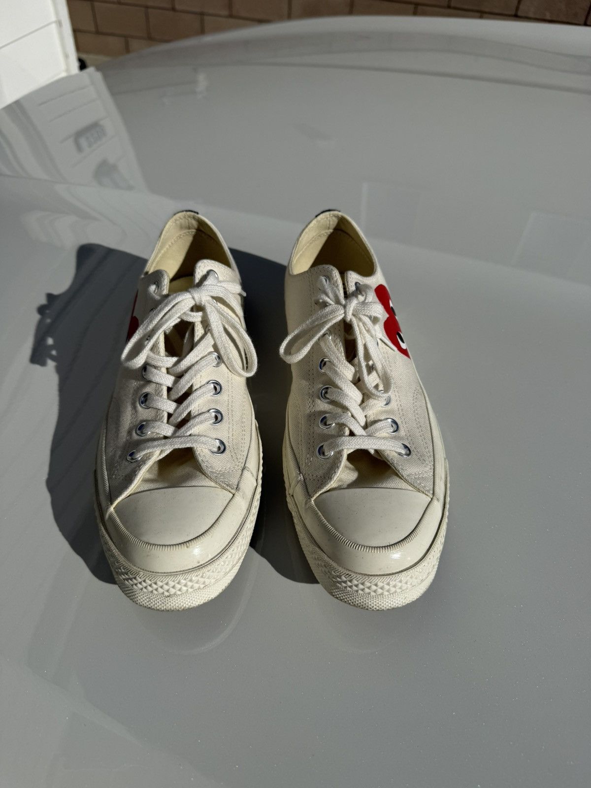 Comme des Garcons PLAY × Converse Comme Des Garcons PLAY x Converse Unisex Chuck Taylor Size US 10 / EU 43 - 2 Thumbnail