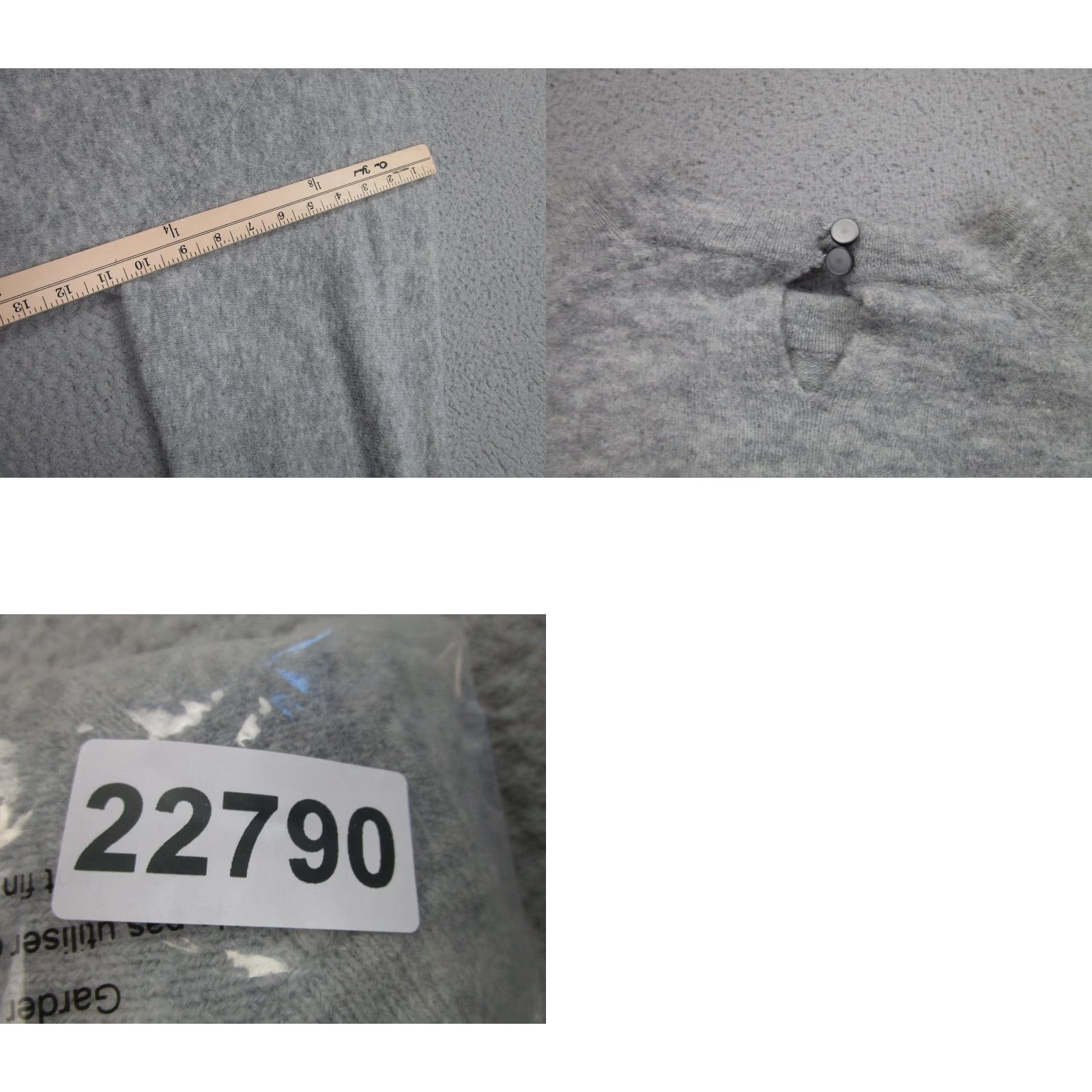 J.Crew J.Crew Sweater Womens M Gray Balloon Sleeve Cropped Alpaca Knit Pullover Size M / US 6-8 / IT 42-44 - 9 Thumbnail