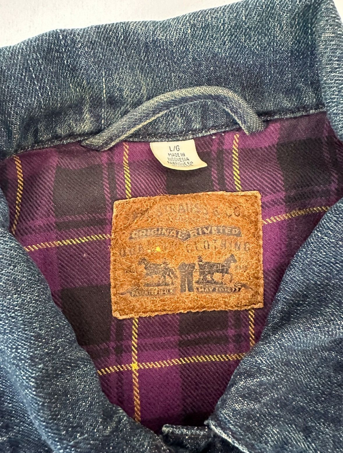 Levi's Levi’s “original riveted” denim jacket Size L / US 10 / IT 46 - 2 Thumbnail