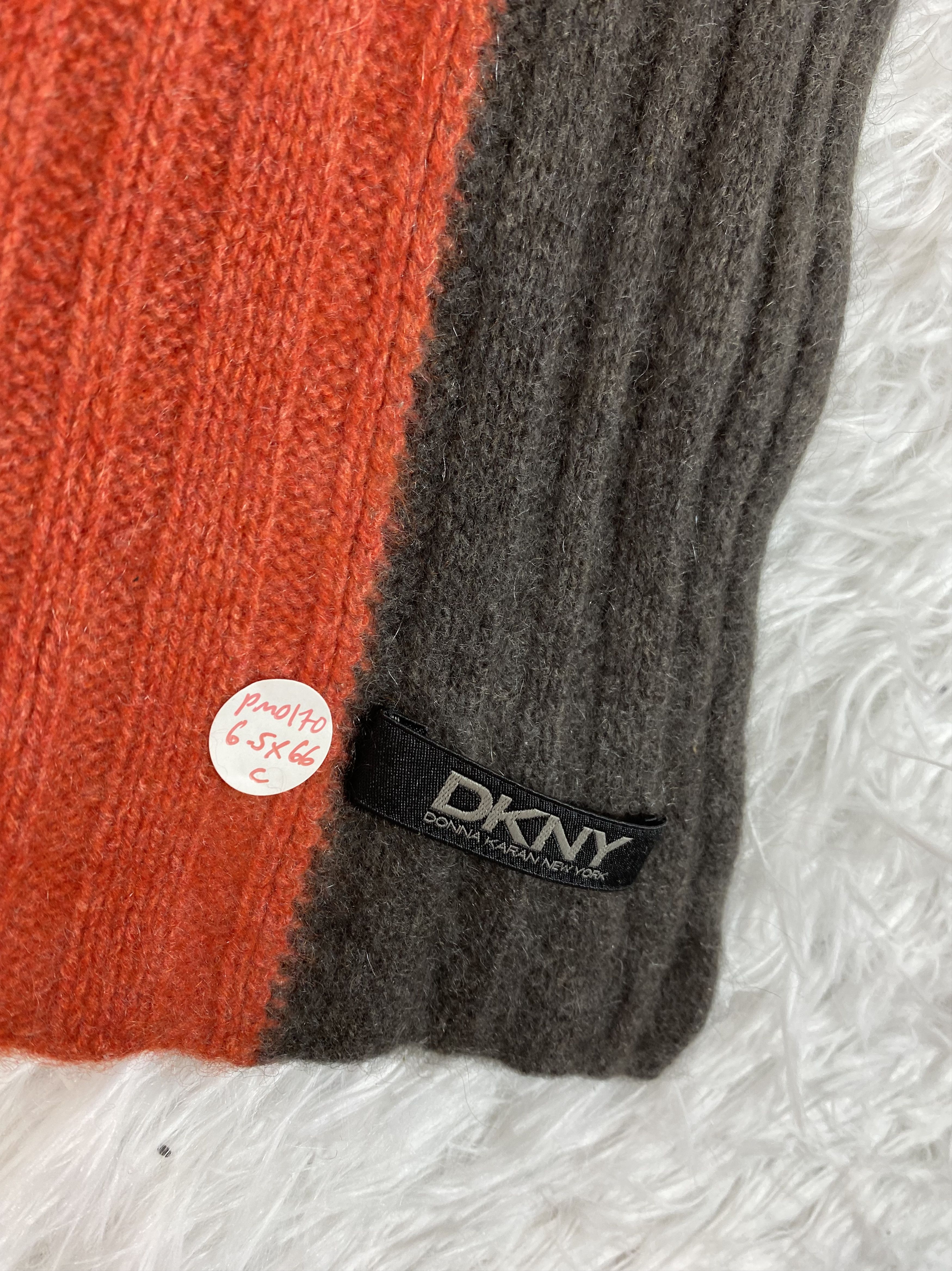 DKNY Vintage DKNY Scarf / Muffler Neckwear PM0170 Size ONE SIZE - 3 Thumbnail