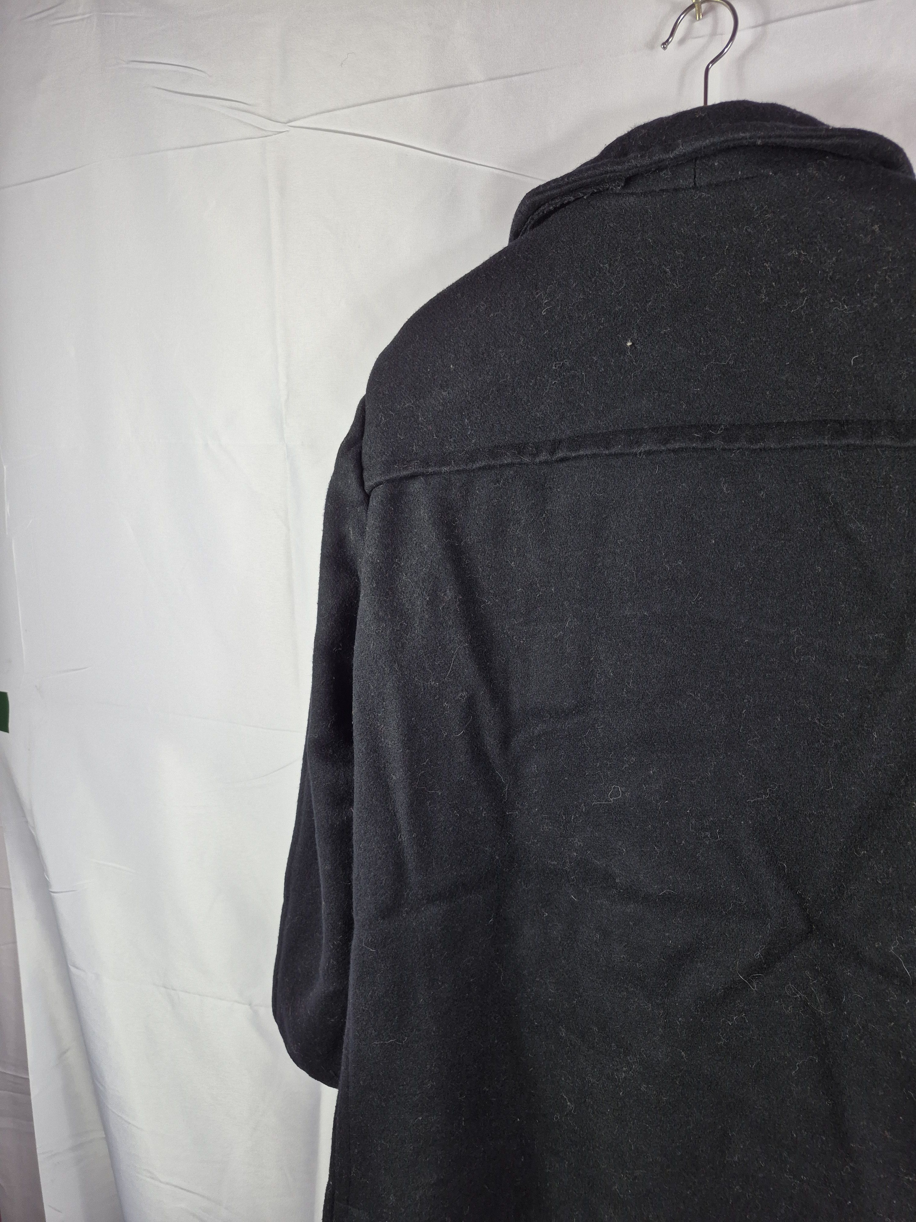 Vintage 🔥 Vintage 70s US Marines Long Coat Wool Jacket Size US L / EU 52-54 / 3 - 9 Thumbnail