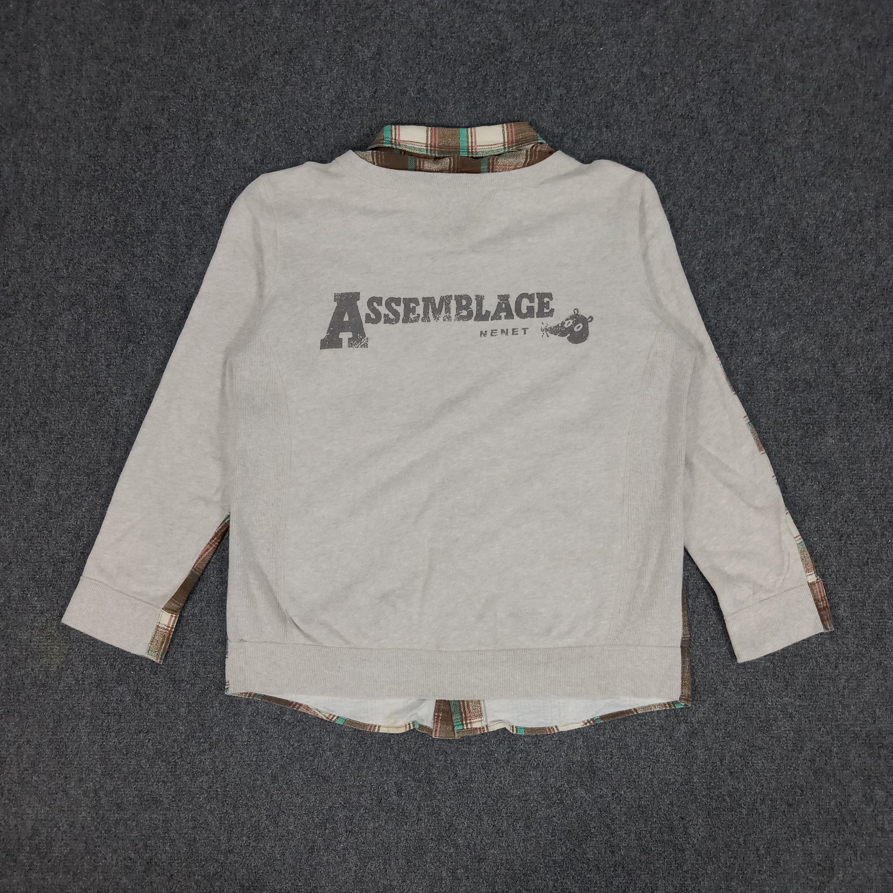 Issey Miyake × Ne-Net × Vintage Assemblage Nenet by Issey Miyake Japan Flannel Shirt Size US M / EU 48-50 / 2 - 6 Thumbnail