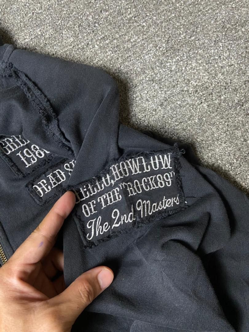 Japanese Brand Dead Skulls Embroidered Full Zip Sweater Jacket (176) Size US XS / EU 42 / 0 - 6 Thumbnail