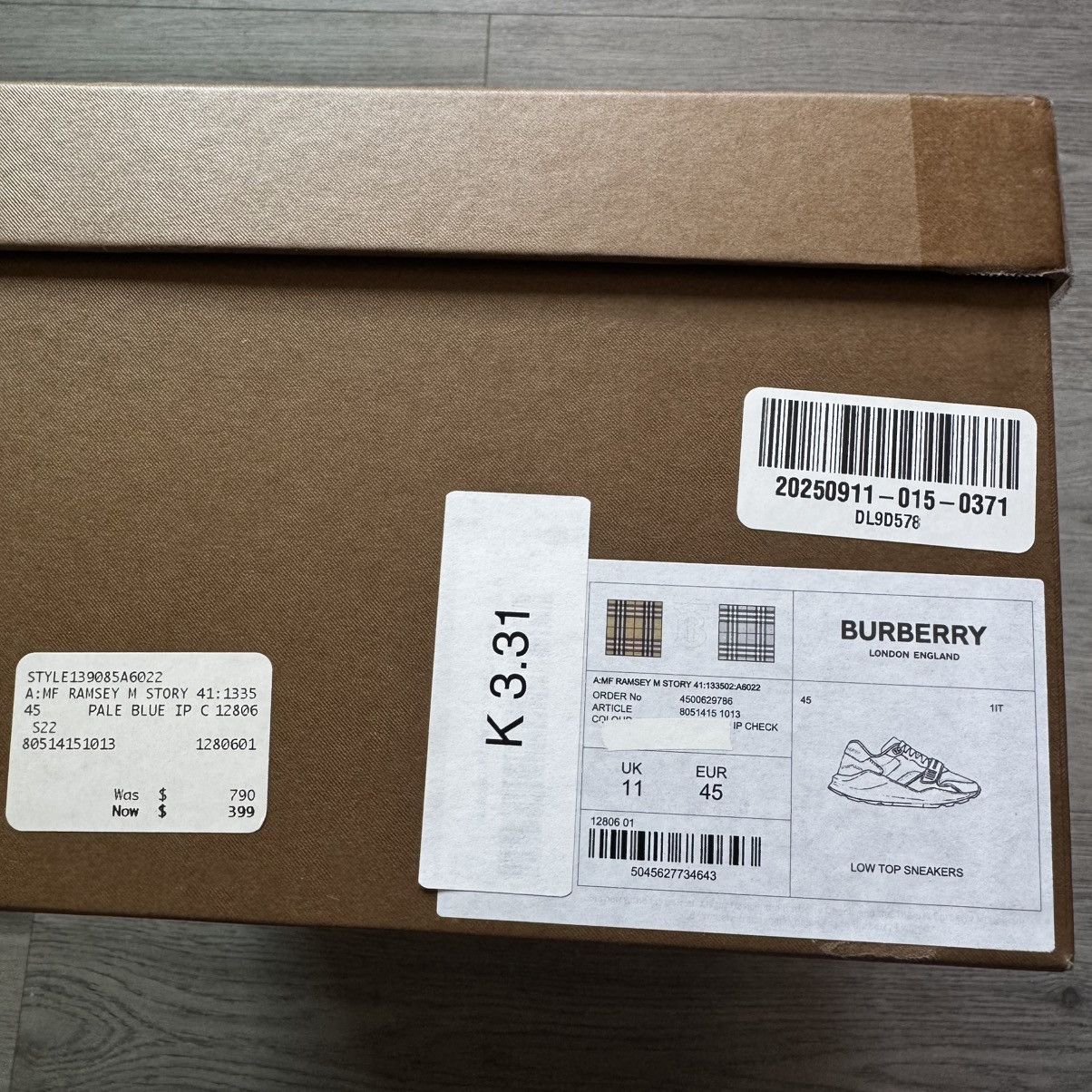 Burberry Burberry Shoes Size US 12 / EU 45 - 14 Thumbnail