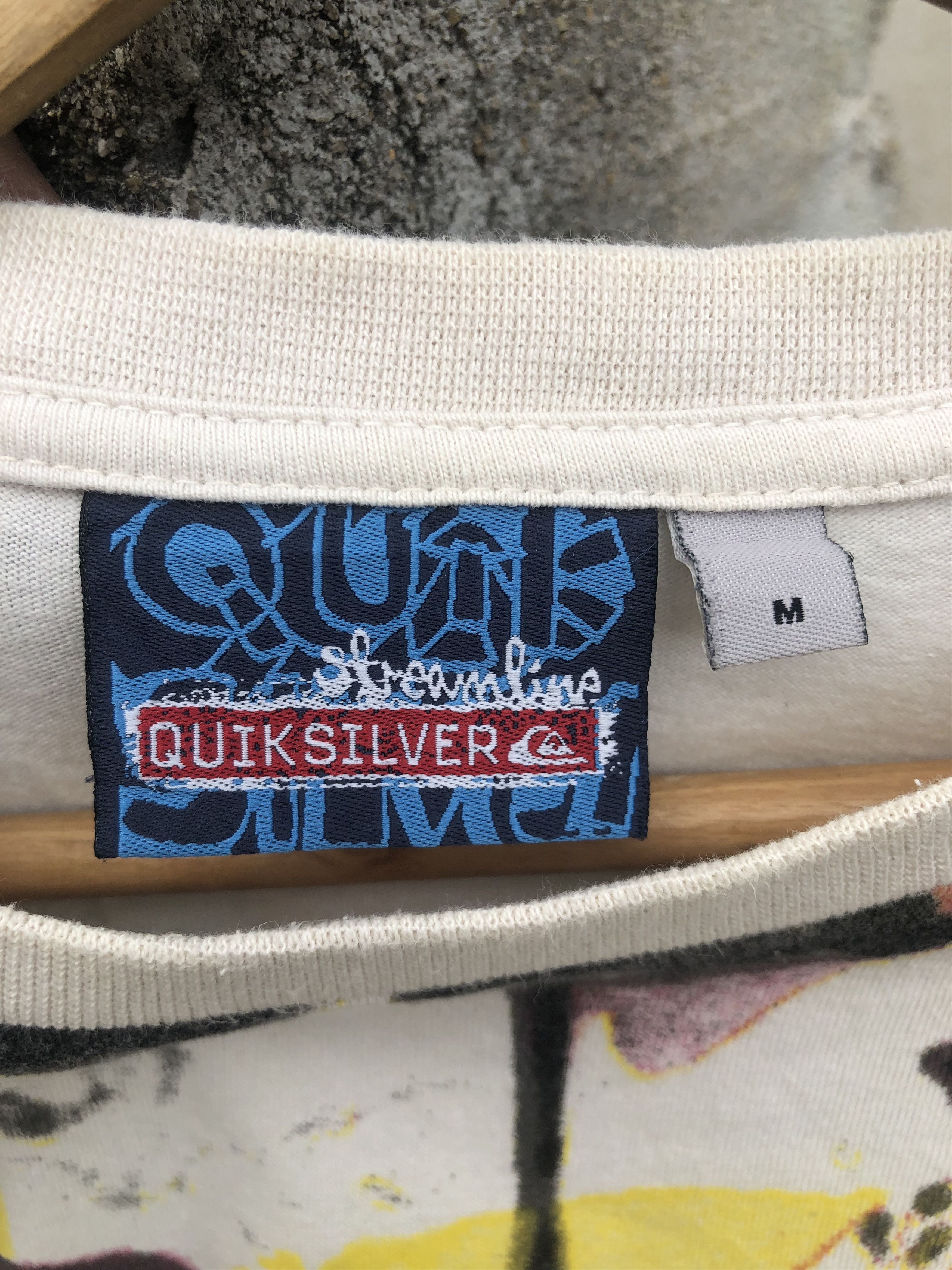 Quiksilver 2000s vintage Quiksilver OverPrint T-shirt Size US M / EU 48-50 / 2 - 3 Thumbnail