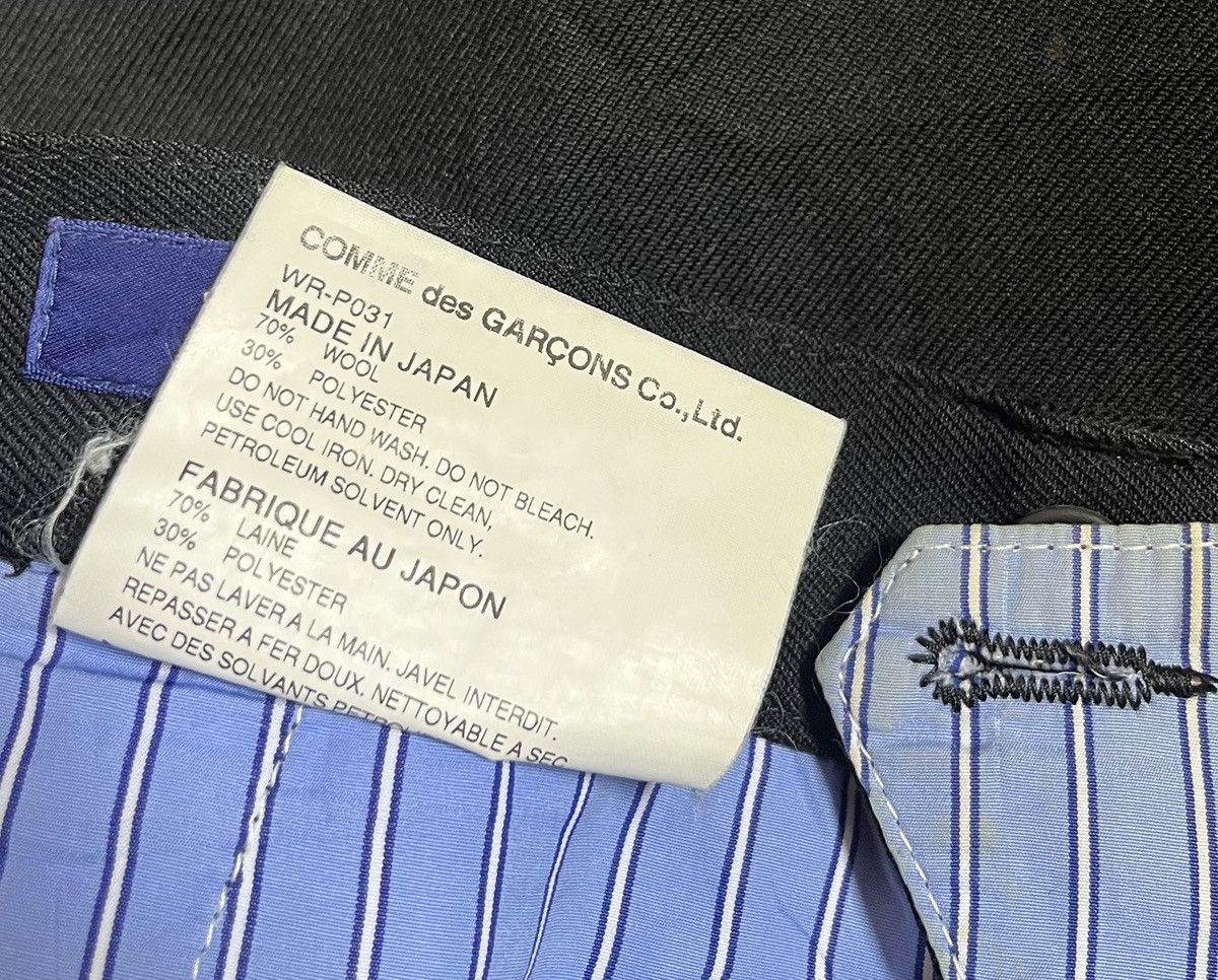 Junya Watanabe Junya watanabe cdg AD2016 straight black trousers Size US 30 / EU 46 - 3 Thumbnail