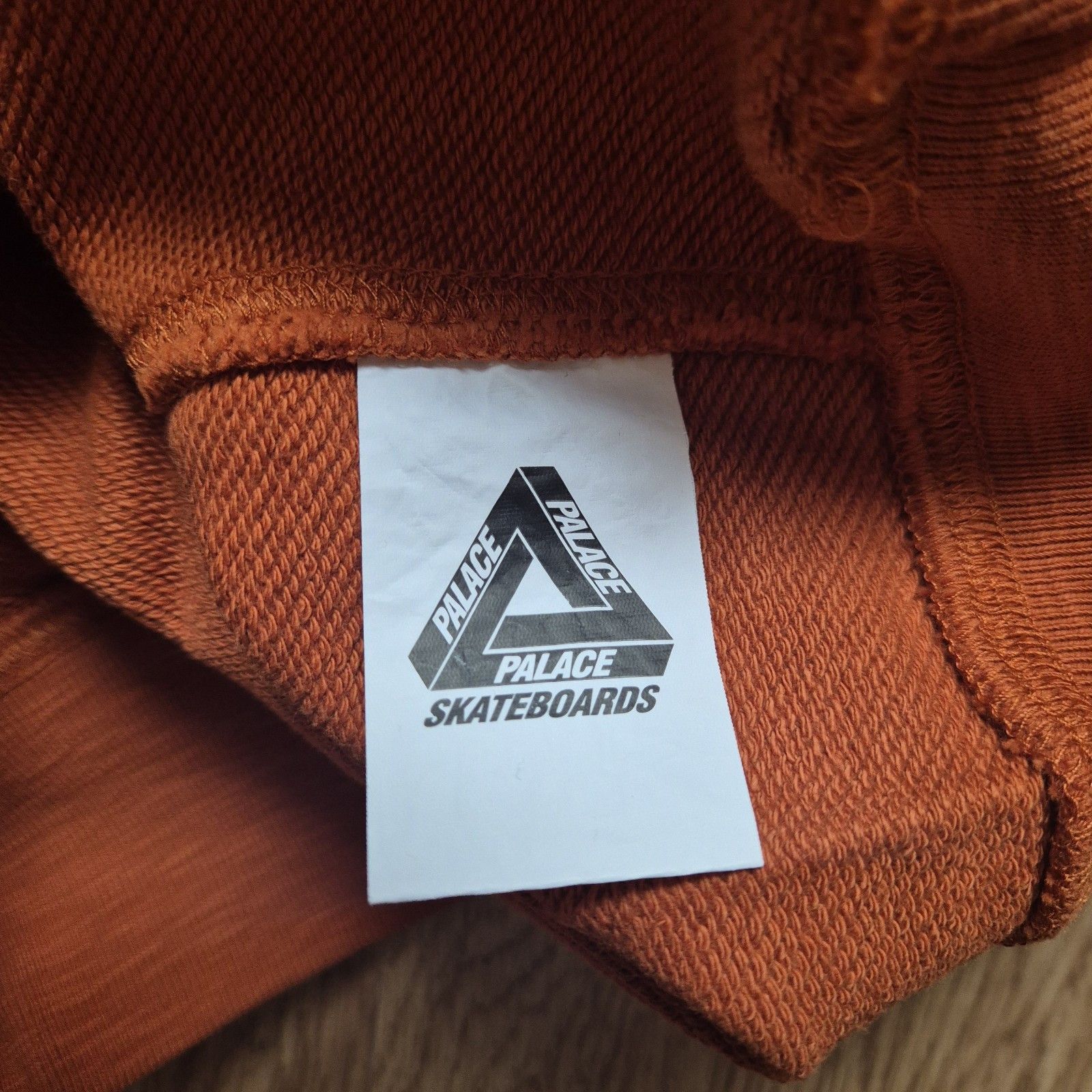 Palace Palace Tri-Ferg Slub Crew Small Rust Brand New FW22 Size US S / EU 44-46 / 1 - 5 Thumbnail