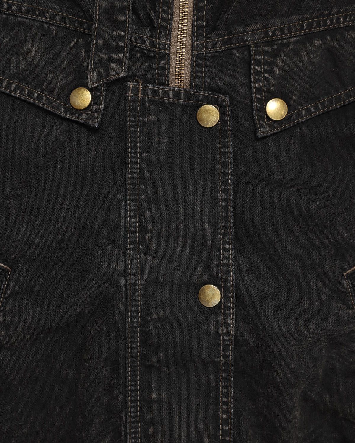 Hysteric Glamour × Japanese Brand × Le Grande Bleu (L.G.B.) HYSTERIC GLAMOUR lace-up bondage jacket Size US M / EU 48-50 / 2 - 4 Thumbnail