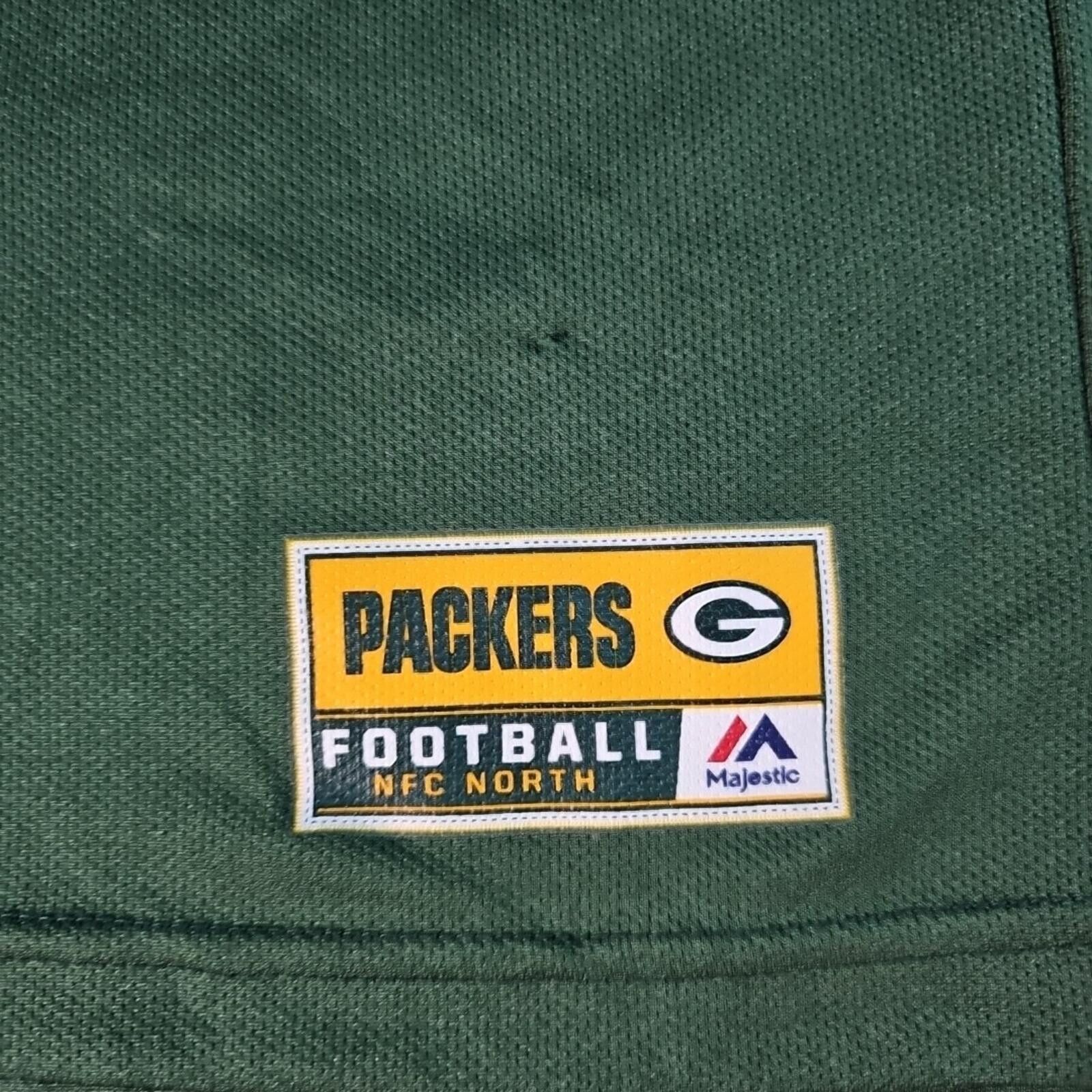 Majestic Aaron Rodgers GreenBay Packers Majestic Jersey Style L Shirt Size ONE SIZE - 2 Thumbnail