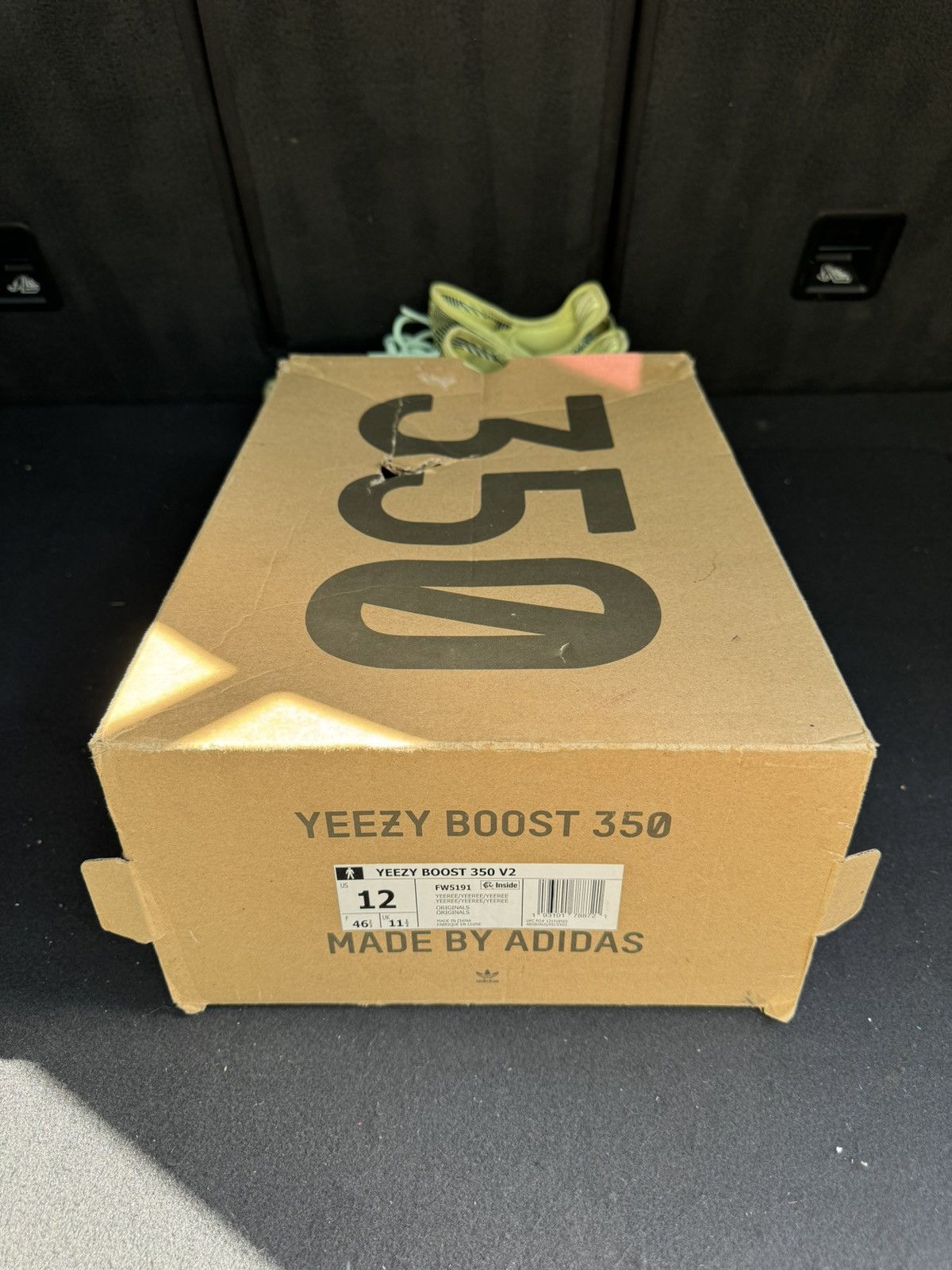 Adidas Yeezy boost 350 v2 yeezreel Size US 12 / EU 45 - 10 Thumbnail