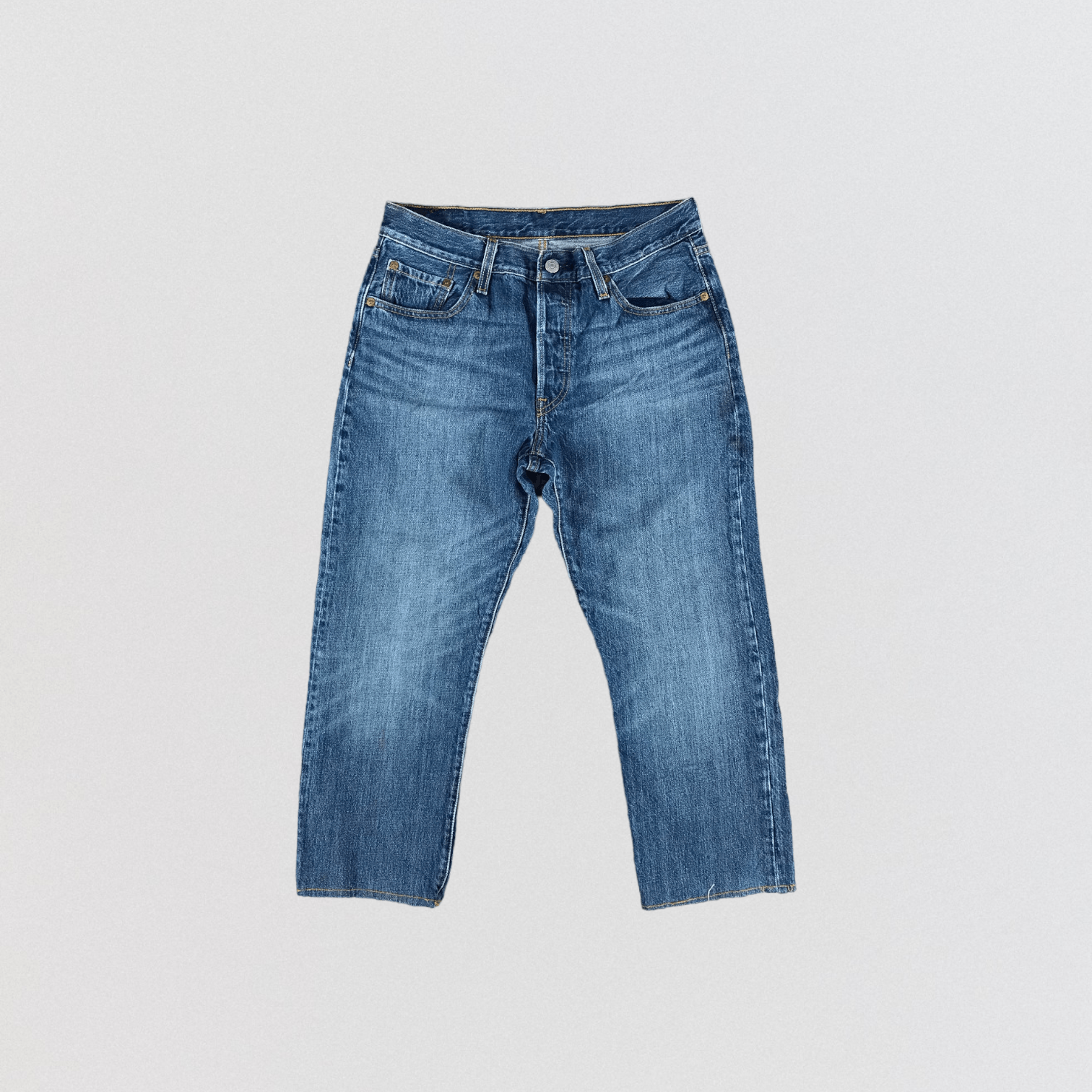 Levi's Vintage Blue Wash Levis 501 Jeans-JM3041 Size US 30 / EU 46 - 1 Thumbnail