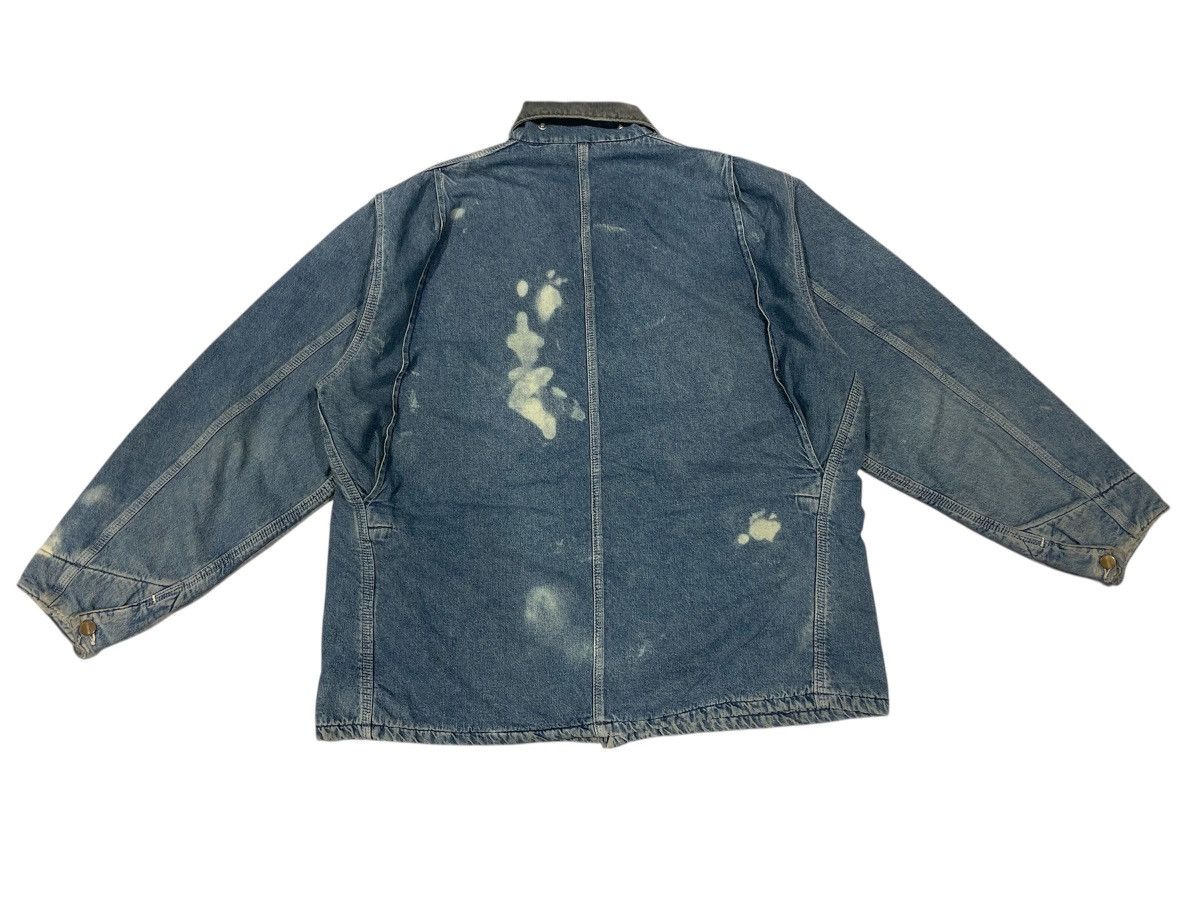 Carhartt Vintage Carhatt Denim Wool Blanked Lined Chore Jacket Size US L / EU 52-54 / 3 - 2 Thumbnail