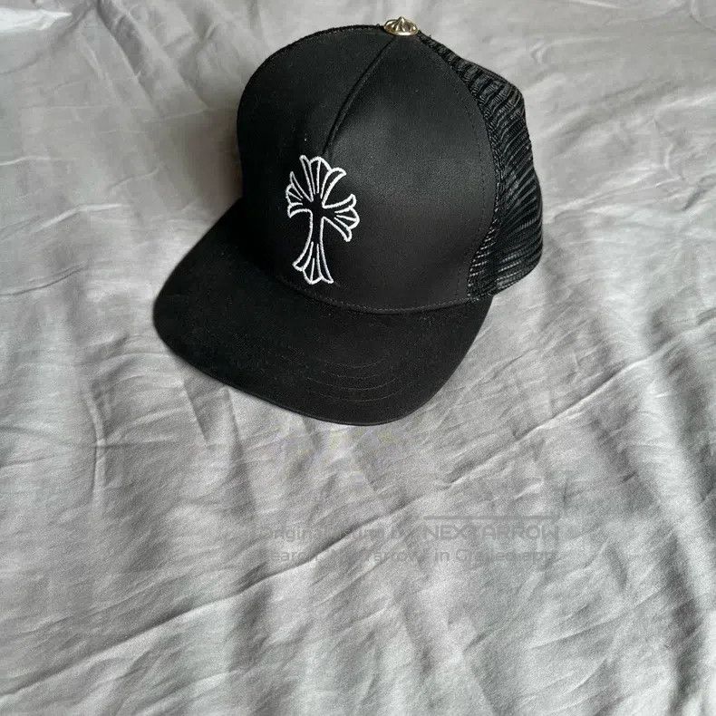 Chrome Hearts CHROME HEARTS Size OS Cross-stitched silver-buttoned mesh b Size ONE SIZE - 1 Thumbnail