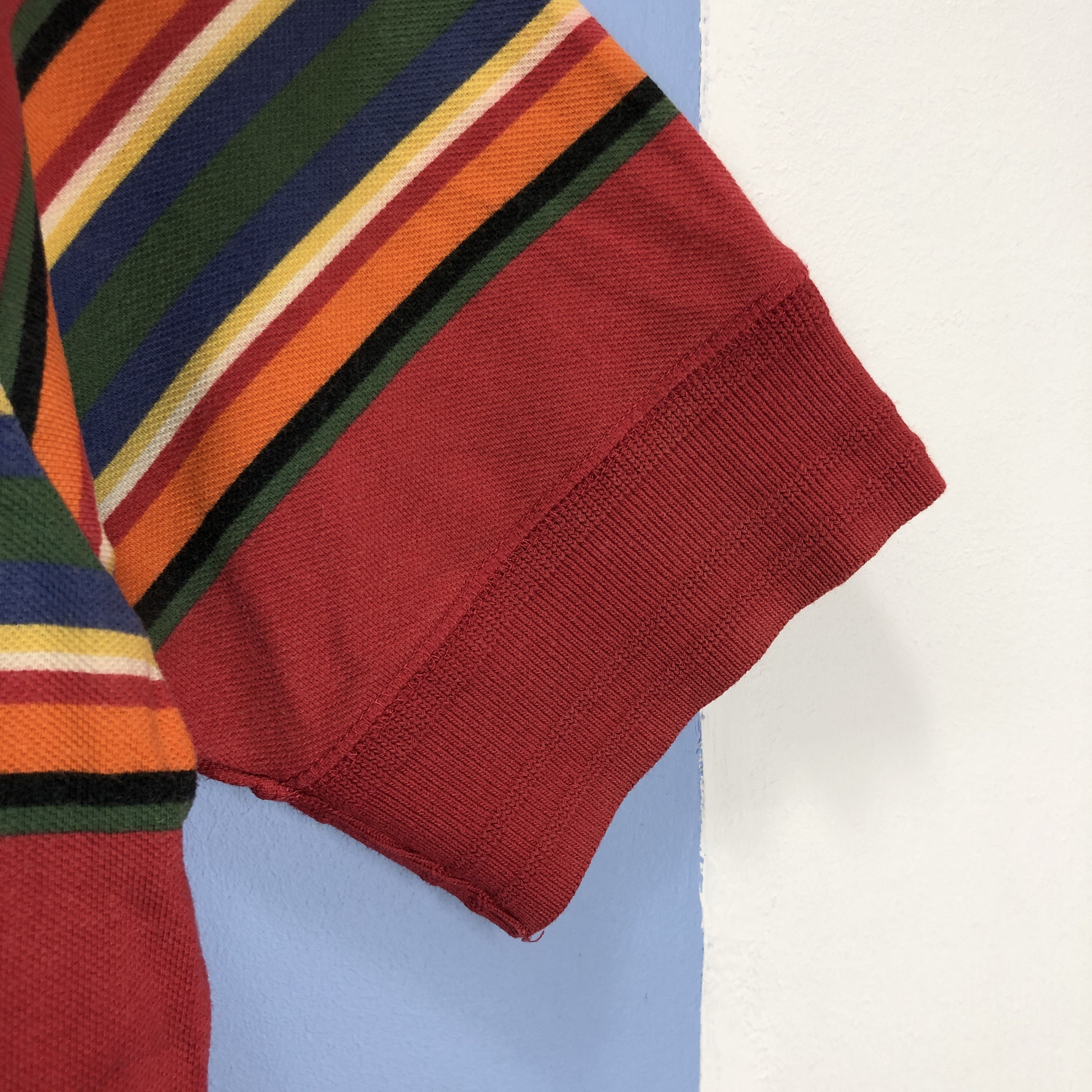 Polo Ralph Lauren 90s Vintage POLO RALPH LAUREN Stripe T Shirt #1518/AZ Size US L / EU 52-54 / 3 - 5 Thumbnail