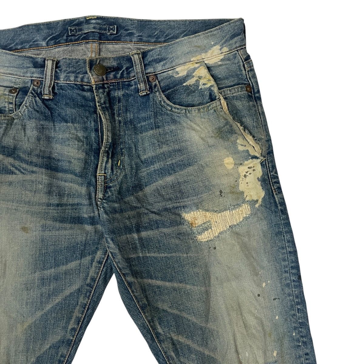 Maison MIHARA YASUHIRO Vintage Miharayasuhiro Distressed Denim Size US 33 - 4 Thumbnail