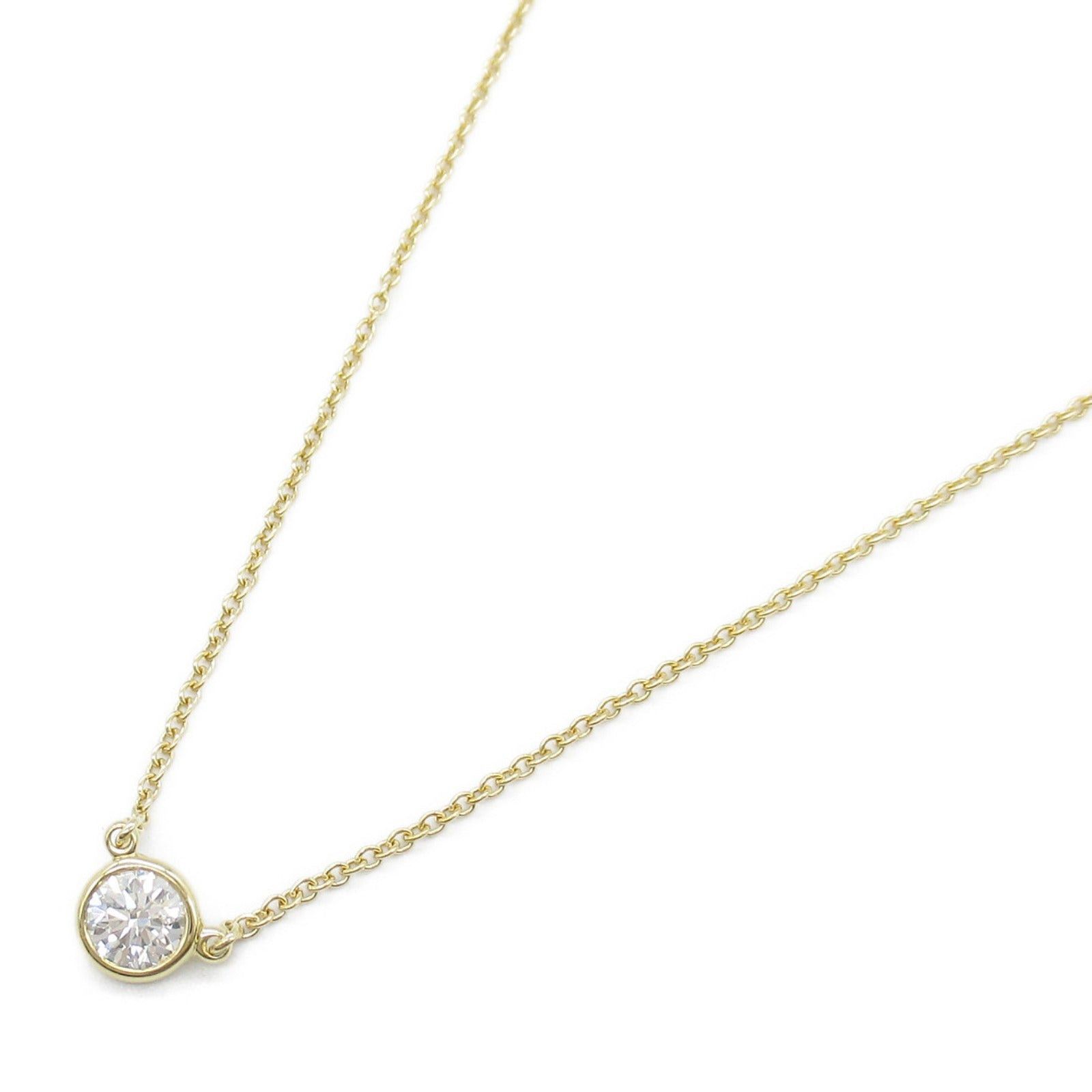 Tiffany & Co. Tiffany Co By-The-Yard Necklace K18 (Yellow Gold) Diamond Clear Size ONE SIZE - 1 Thumbnail