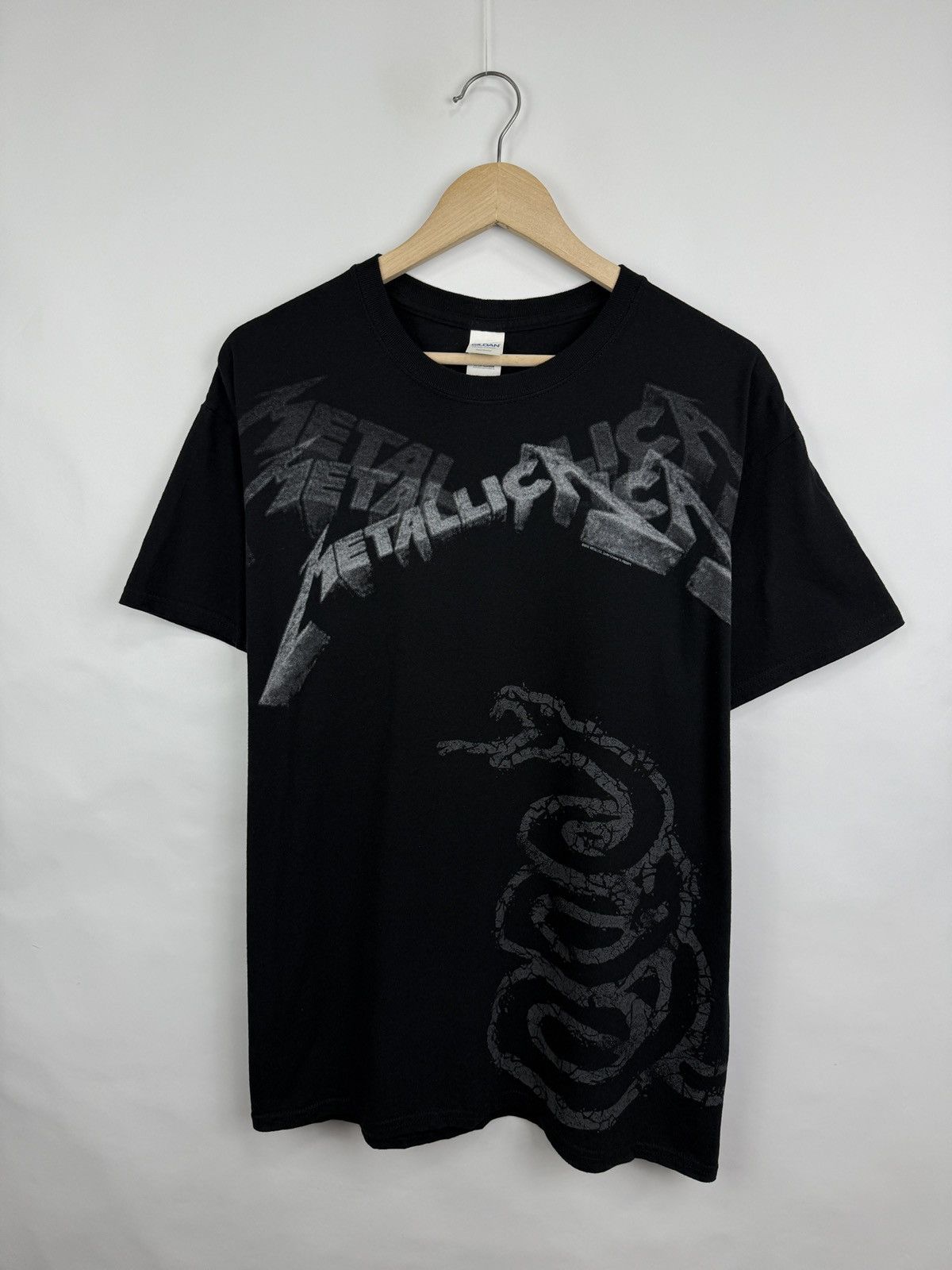 Metallica 🇺🇸 Vintage Metallica The Black Album Rock Bend T-Shirt Rare Size US L / EU 52-54 / 3 - 3 Thumbnail