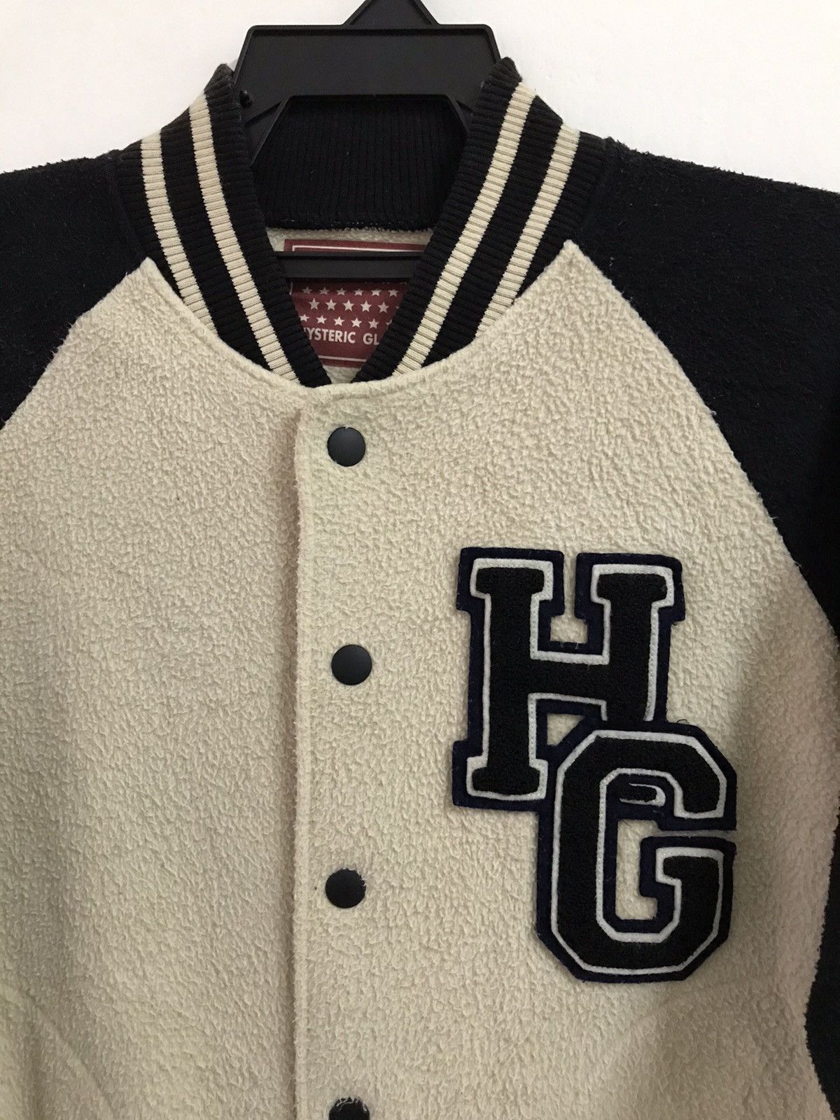 Hysteric Glamour Hysteric Glamour fleece Varsity Jacket Size US S / EU 44-46 / 1 - 2 Thumbnail