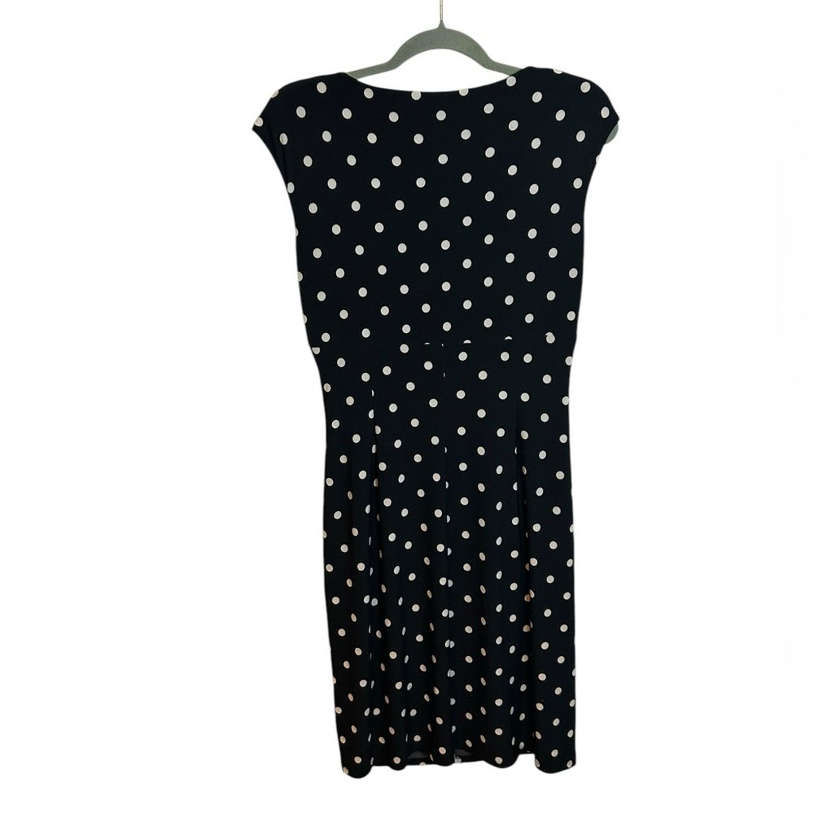 Ralph Lauren Lauren Ralph Lauren Polka Dot Ruched Dress Size M / US 6-8 / IT 42-44 - 2 Thumbnail