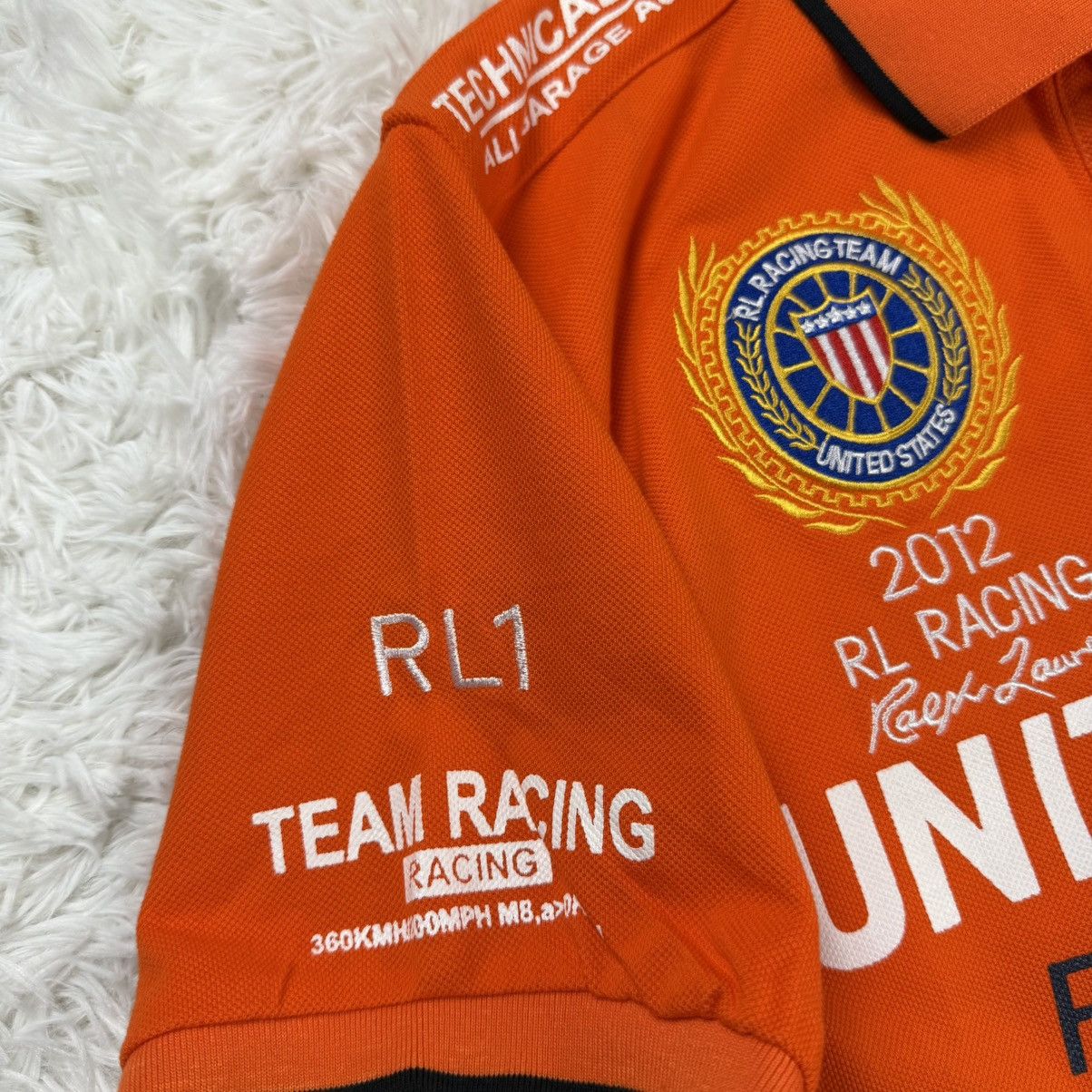 Polo Ralph Lauren Polo Ralph Lauren Orange USA Racing Shirt Team 2012 Size US M / EU 48-50 / 2 - 9 Thumbnail