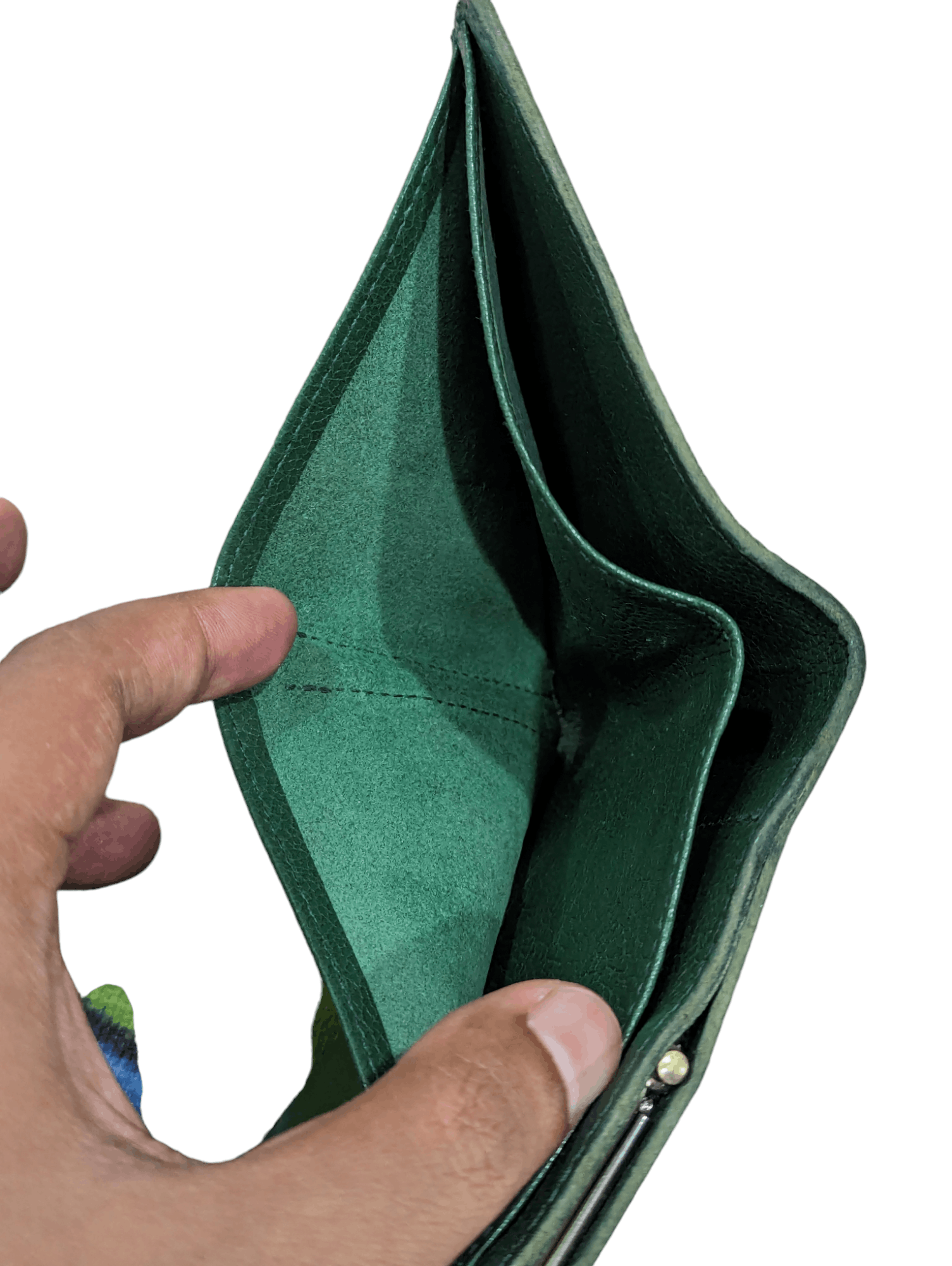 Il Bisonte Il Bisonte Purse Bi-fold Wallet Green Cowhide Size ONE SIZE - 10 Thumbnail