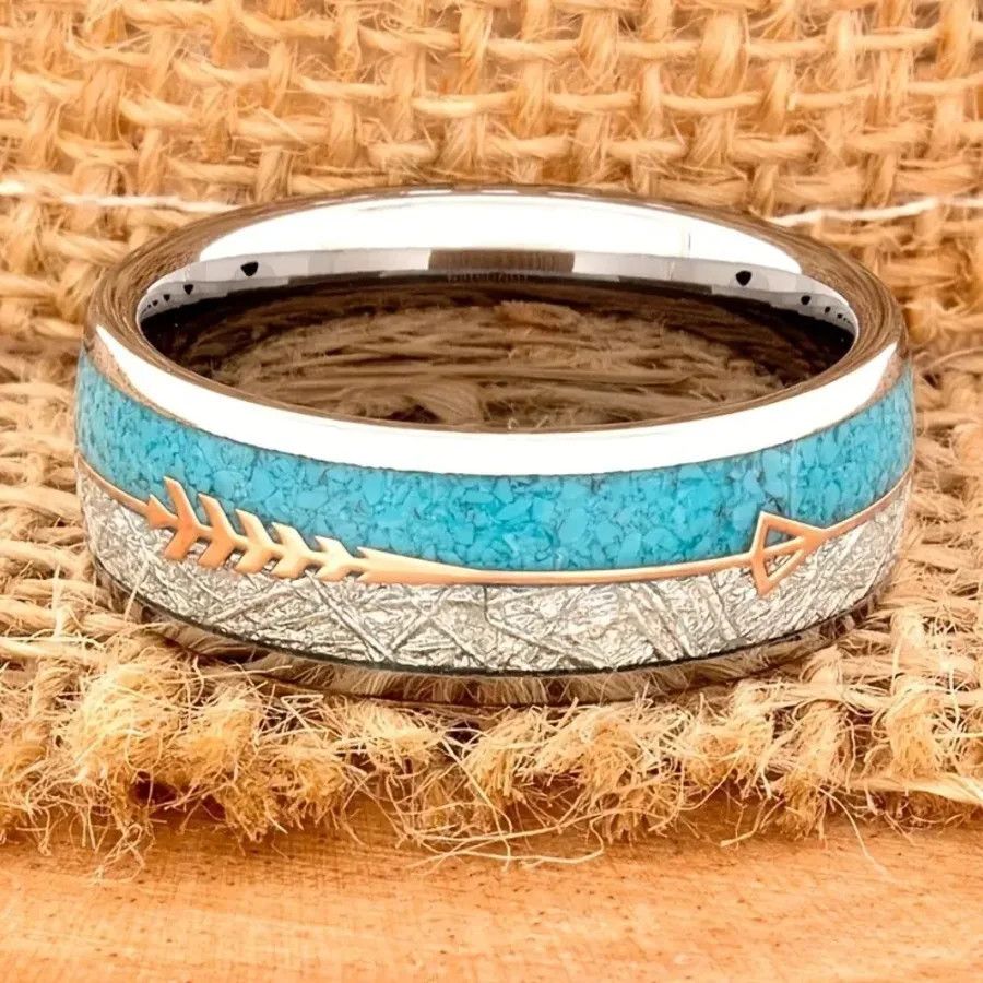 Jewelry Arrow Meteorites Turquoise Rings Size ONE SIZE - 4 Thumbnail