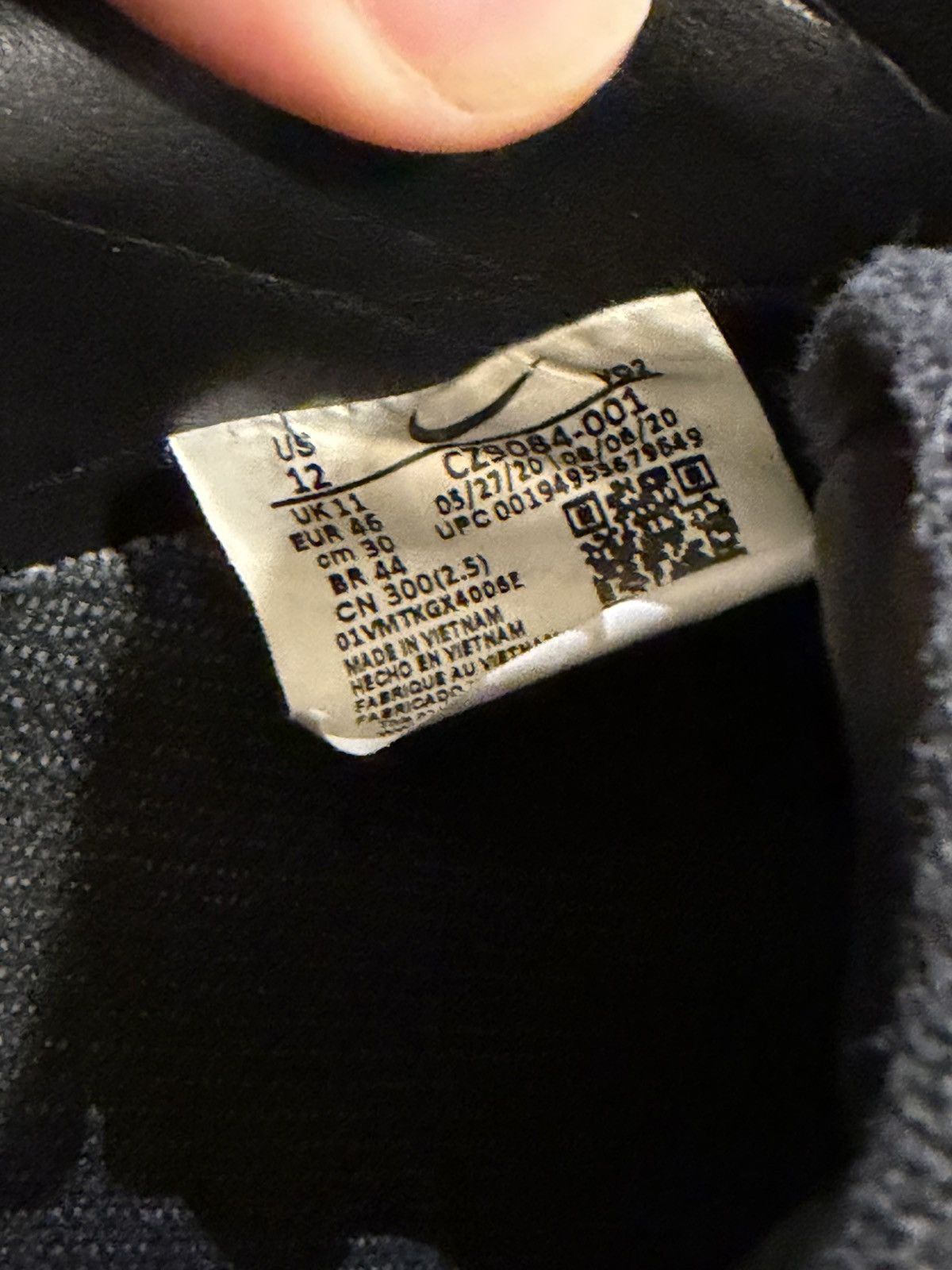 Nike × Stussy Stussy x Nike Air Force 1 Low ‘Stussy Black’ Size US 12 / EU 45 - 8 Thumbnail