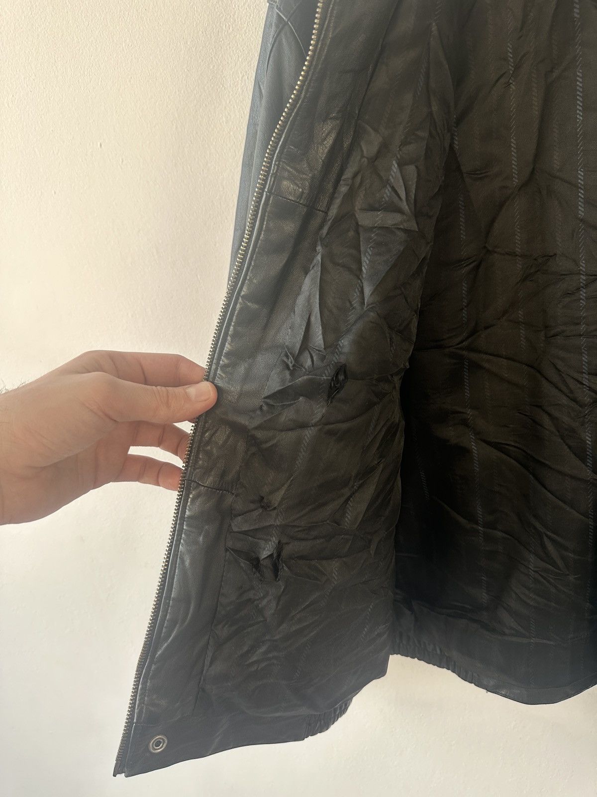 Leather Vintage Leather Bomber Jacket Size 50 MEcht Nappa Soft Size US M / EU 48-50 / 2 - 17 Thumbnail
