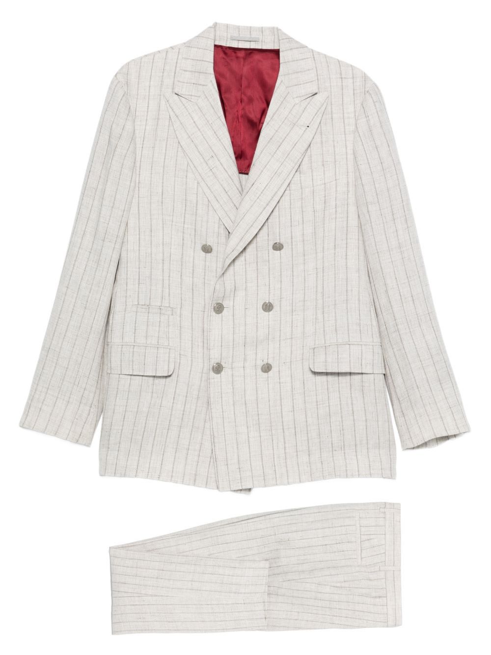 LINEN DOUBLE-BREASTED SUIT